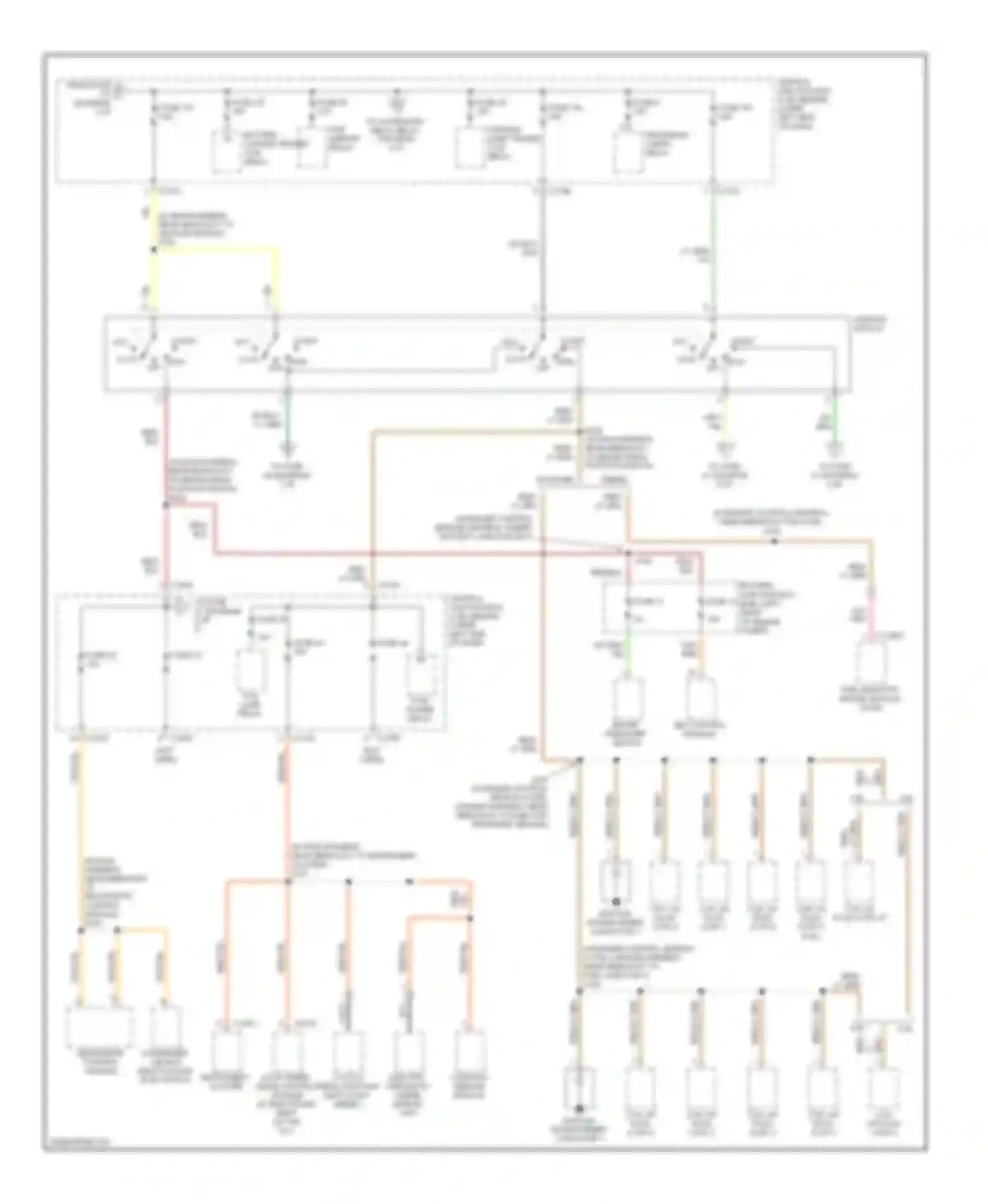 Pickup F350 Super Duty Ford  (1999-2012): Power distribution circuit (3 of 5)