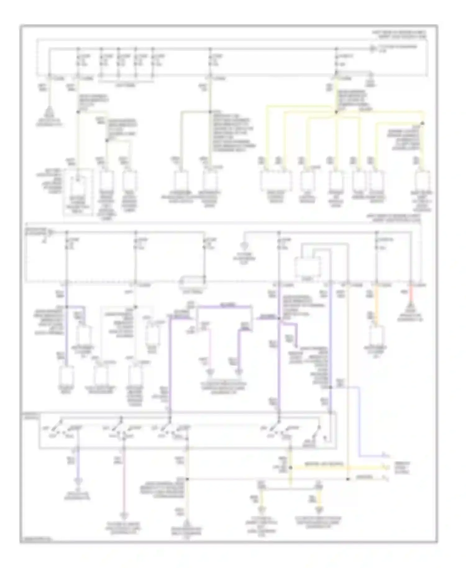 Pickup F350 Super Duty Ford  (1999-2012): Power distribution circuit (4 of 7)