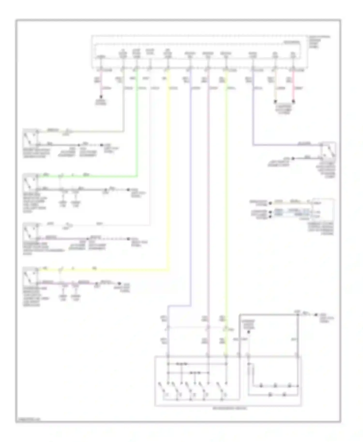 Pickup F350 Super Duty Ford  (1999-2012): Power door locks circuit (2 of 2)