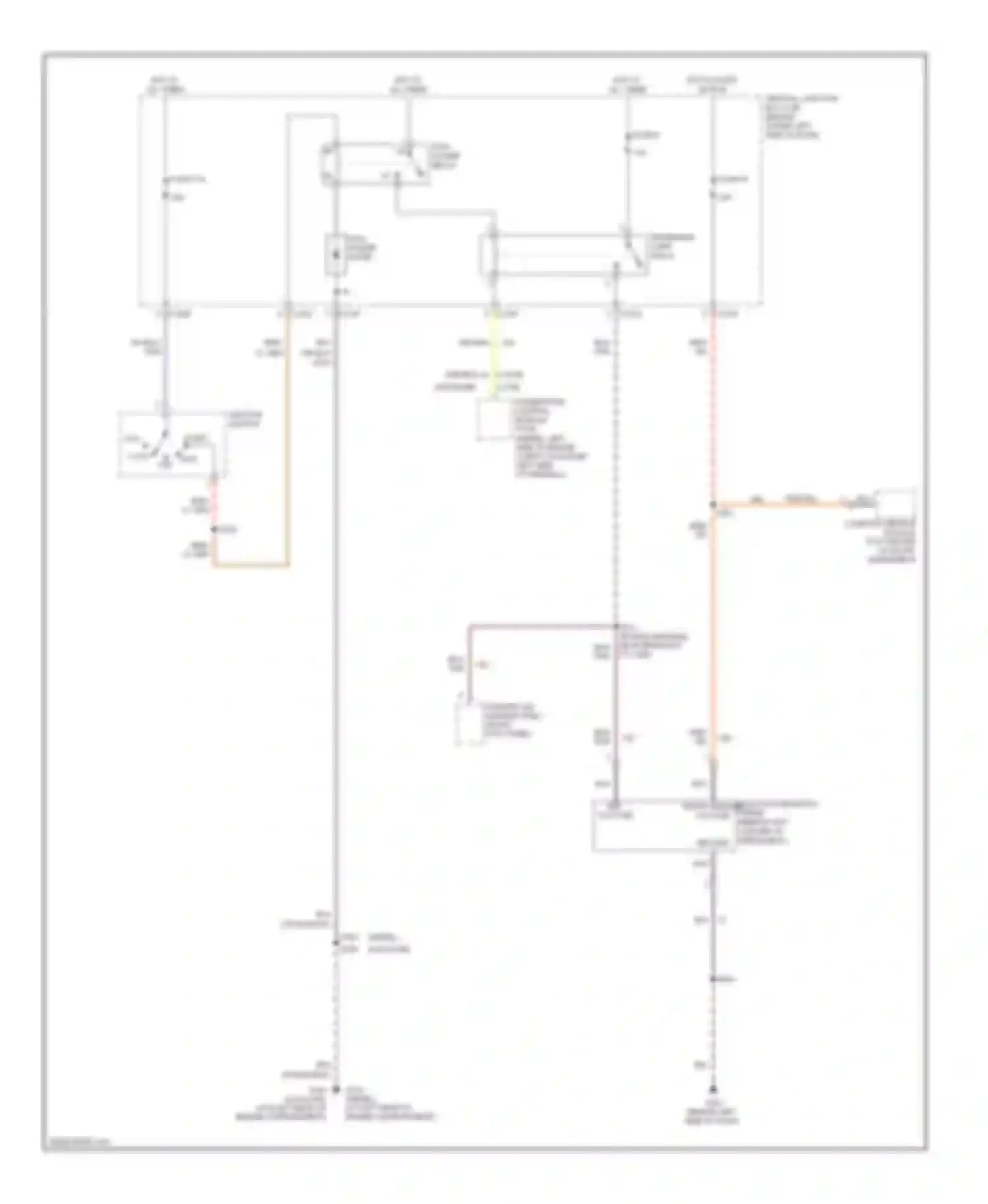 Pickup F350 Super Duty Ford  (1999-2012): Electronic day/night mirror circuit
