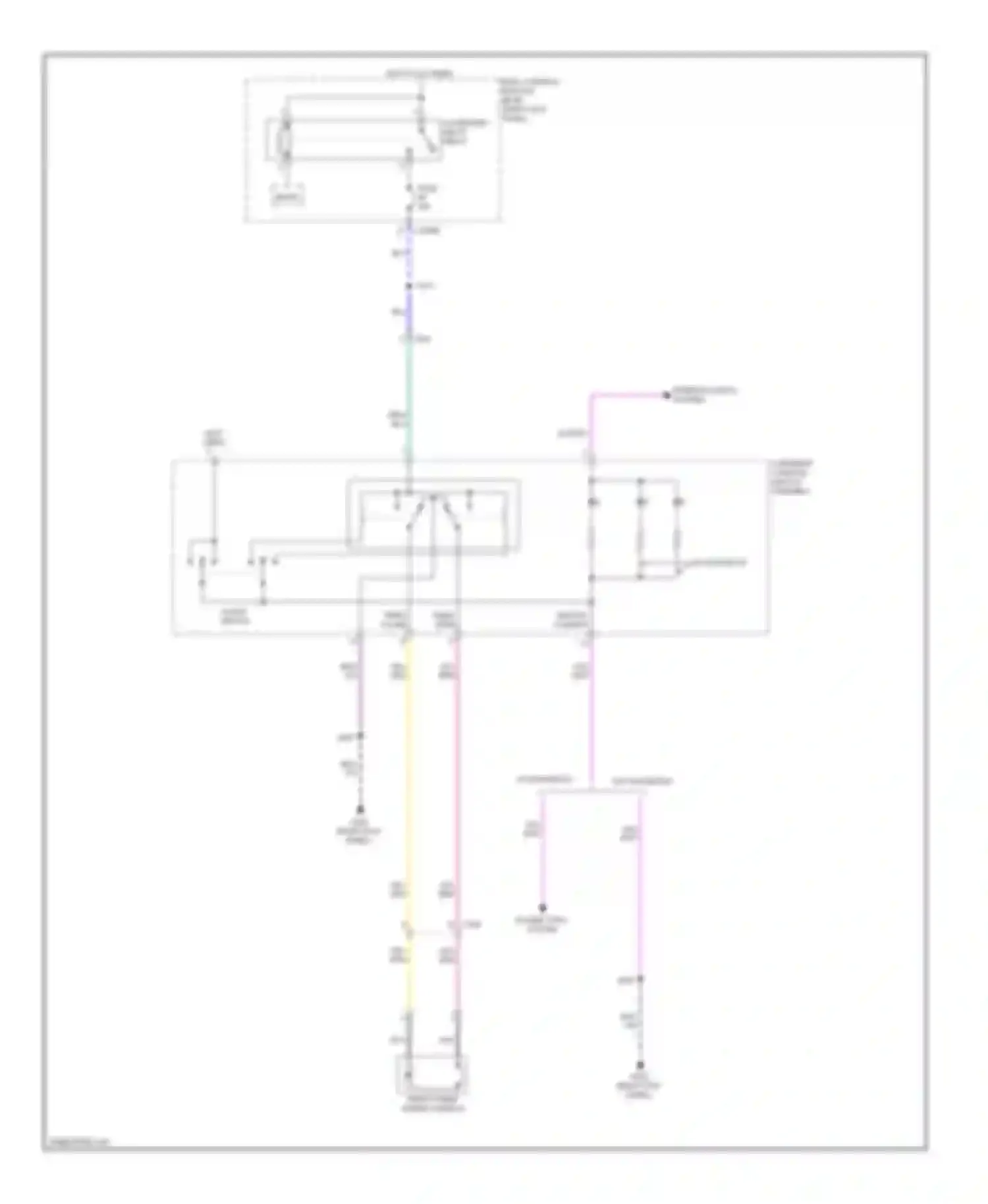 Pickup F350 Super Duty Ford  (1999-2012): Sliding rear window circuit