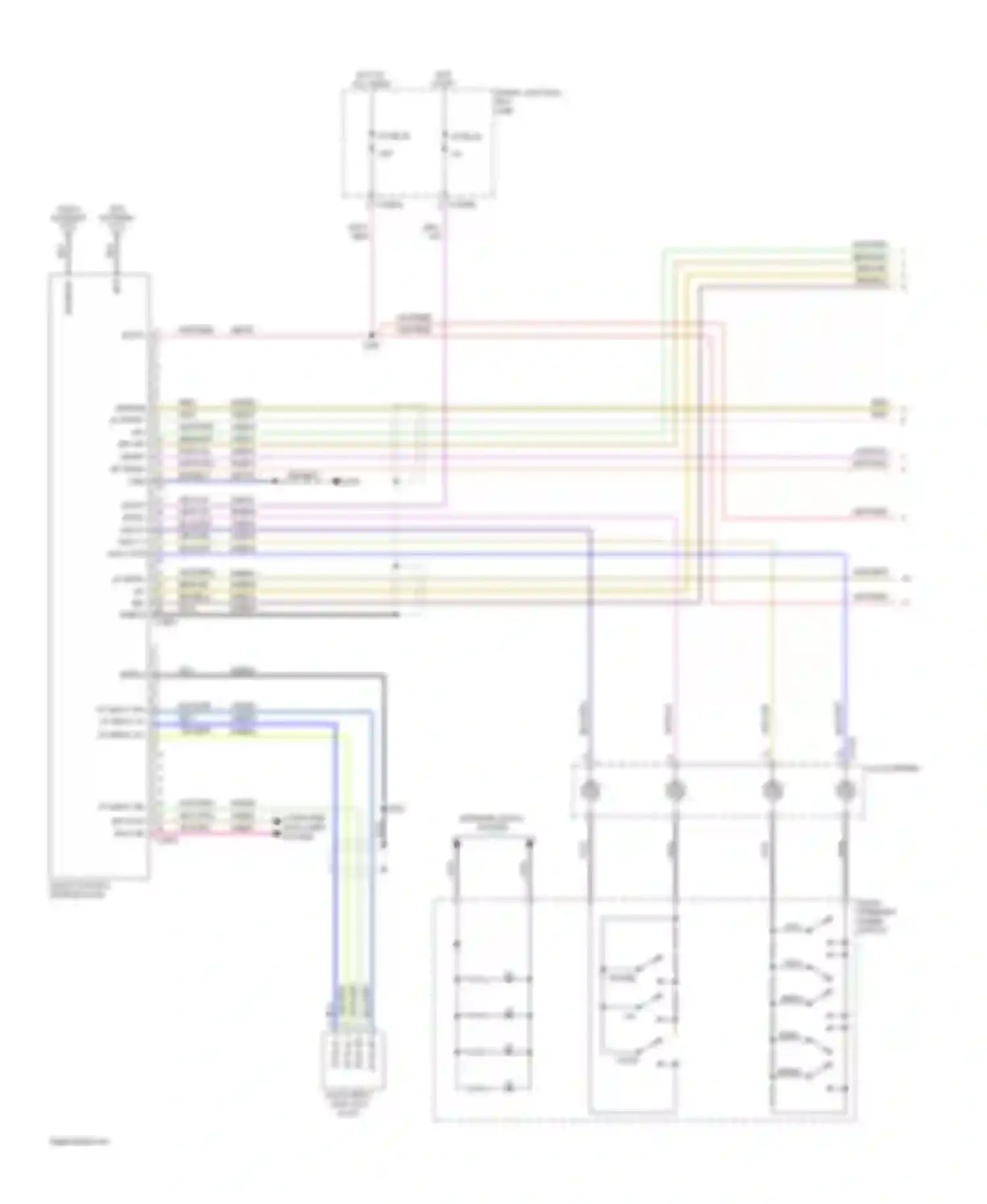 Pickup F350 Super Duty Ford  (1999-2012): Premium radio circuit (1 of 2)