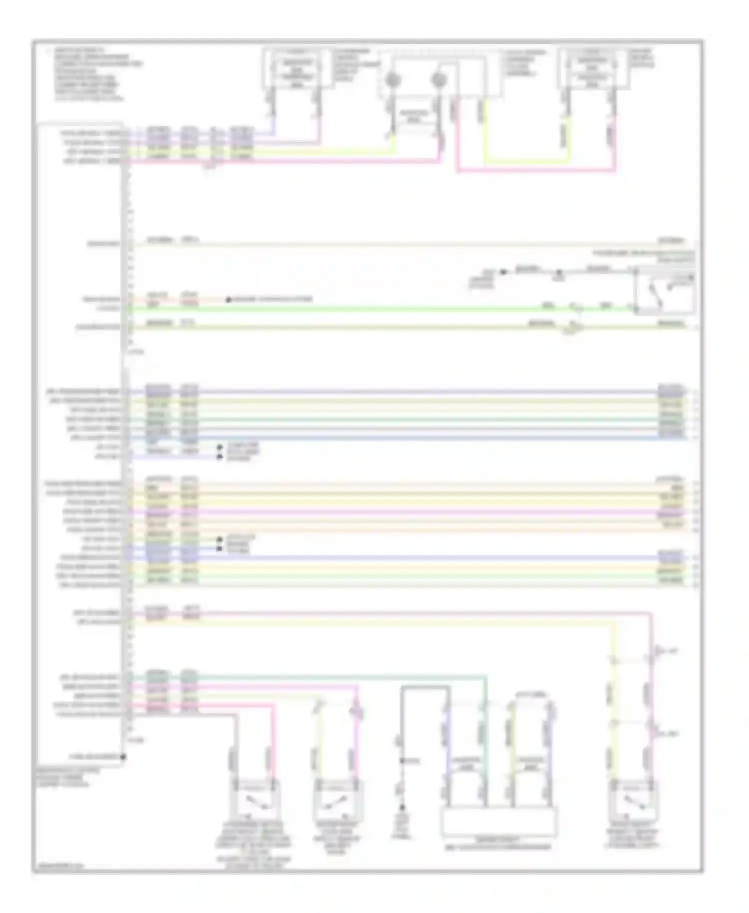Pickup F350 Super Duty Ford  (1999-2012): Supplemental restraints circuit (1 of 2)
