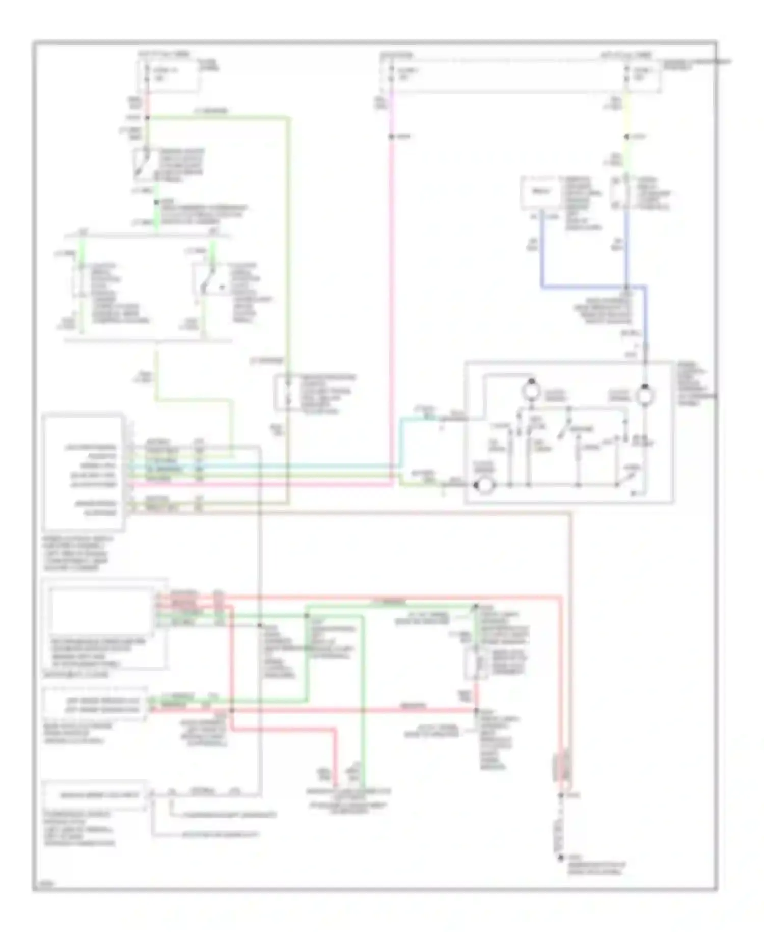 Pickup F350 Ford  (1996-1997): Cruise control circuit, gasoline