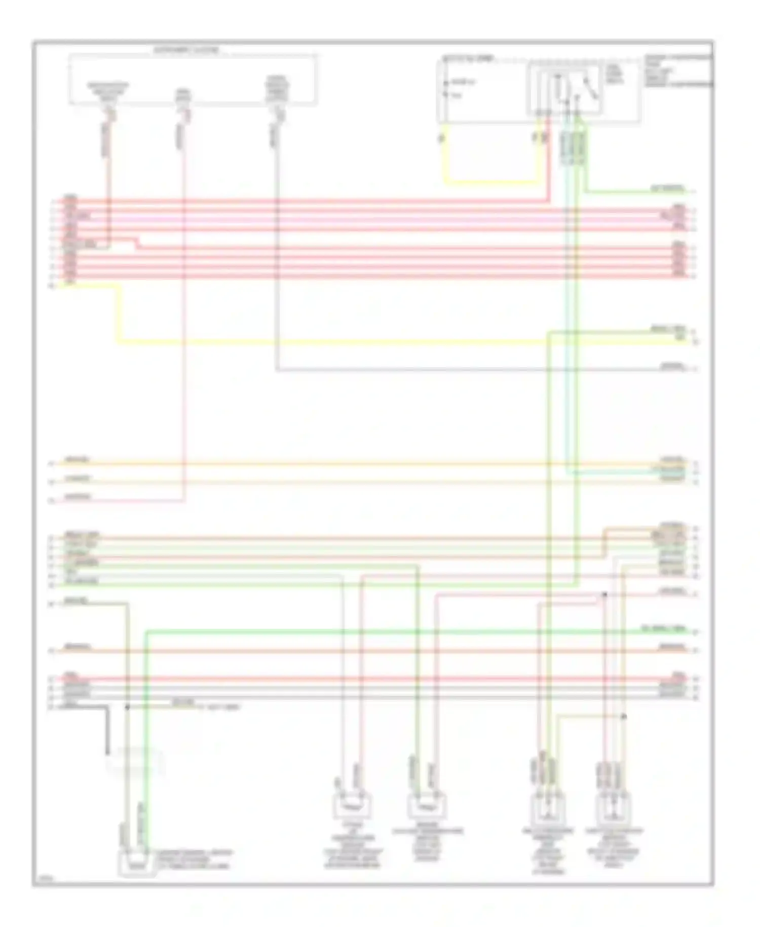 Pickup F350 Ford  (1996-1997): Wiring diagram engine performance 5.8ls, under 8500 gvwr (2 of 4)