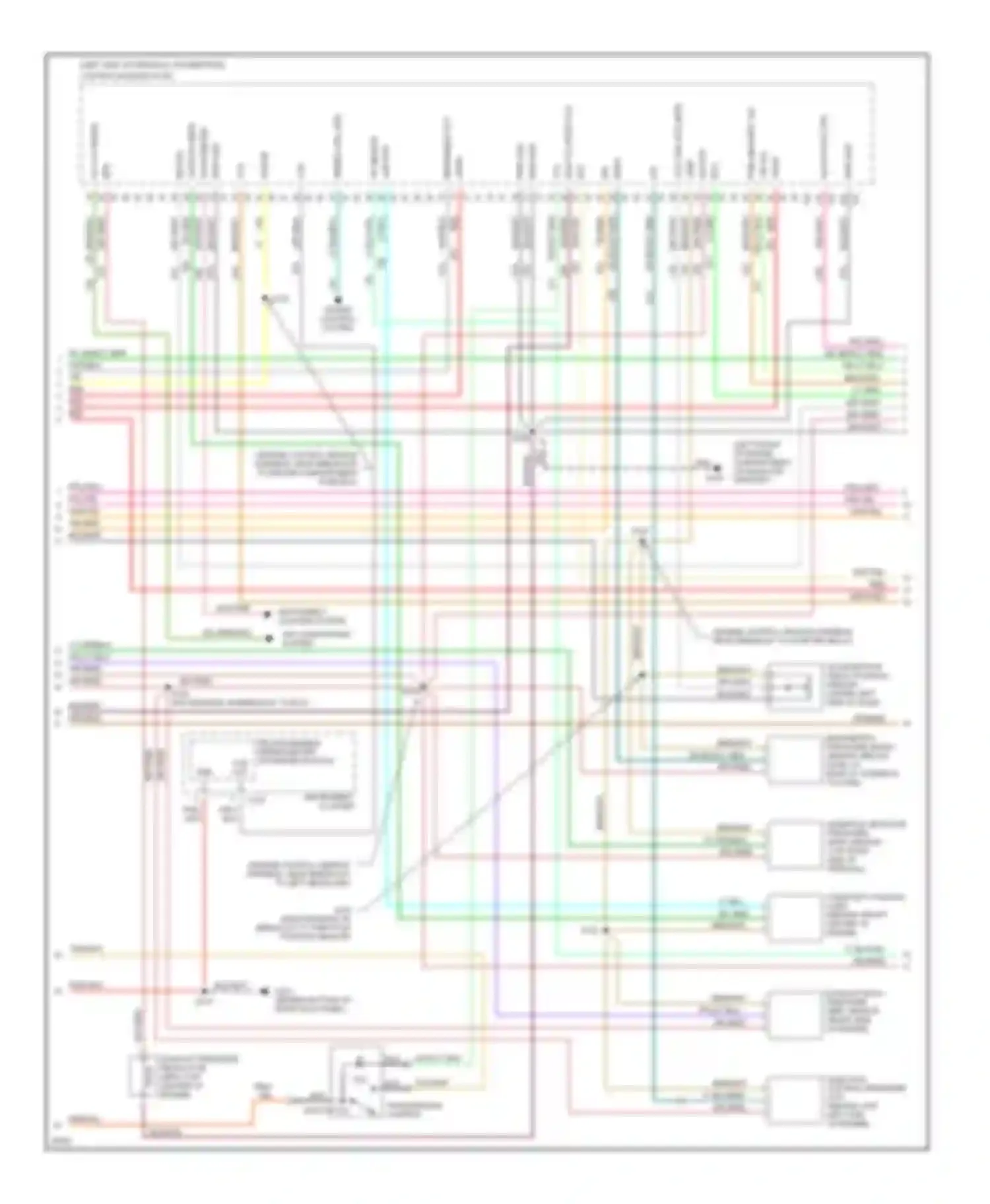 Pickup F350 Ford  (1996-1997): Wiring diagram engine performance 7.3l di turbo diesels, federal (2
of 3)