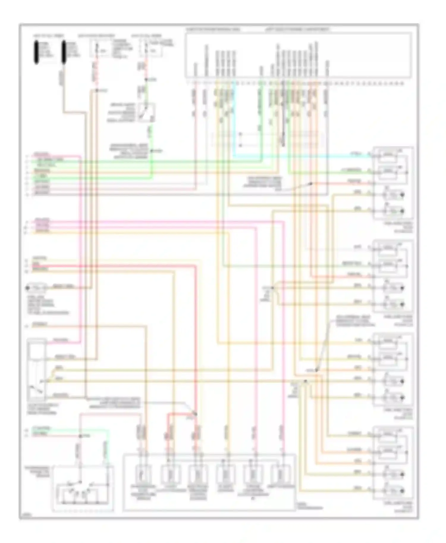 Pickup F350 Ford  (1996-1997): Wiring diagram engine performance 7.3l di turbo diesels, federal (3
of 3)