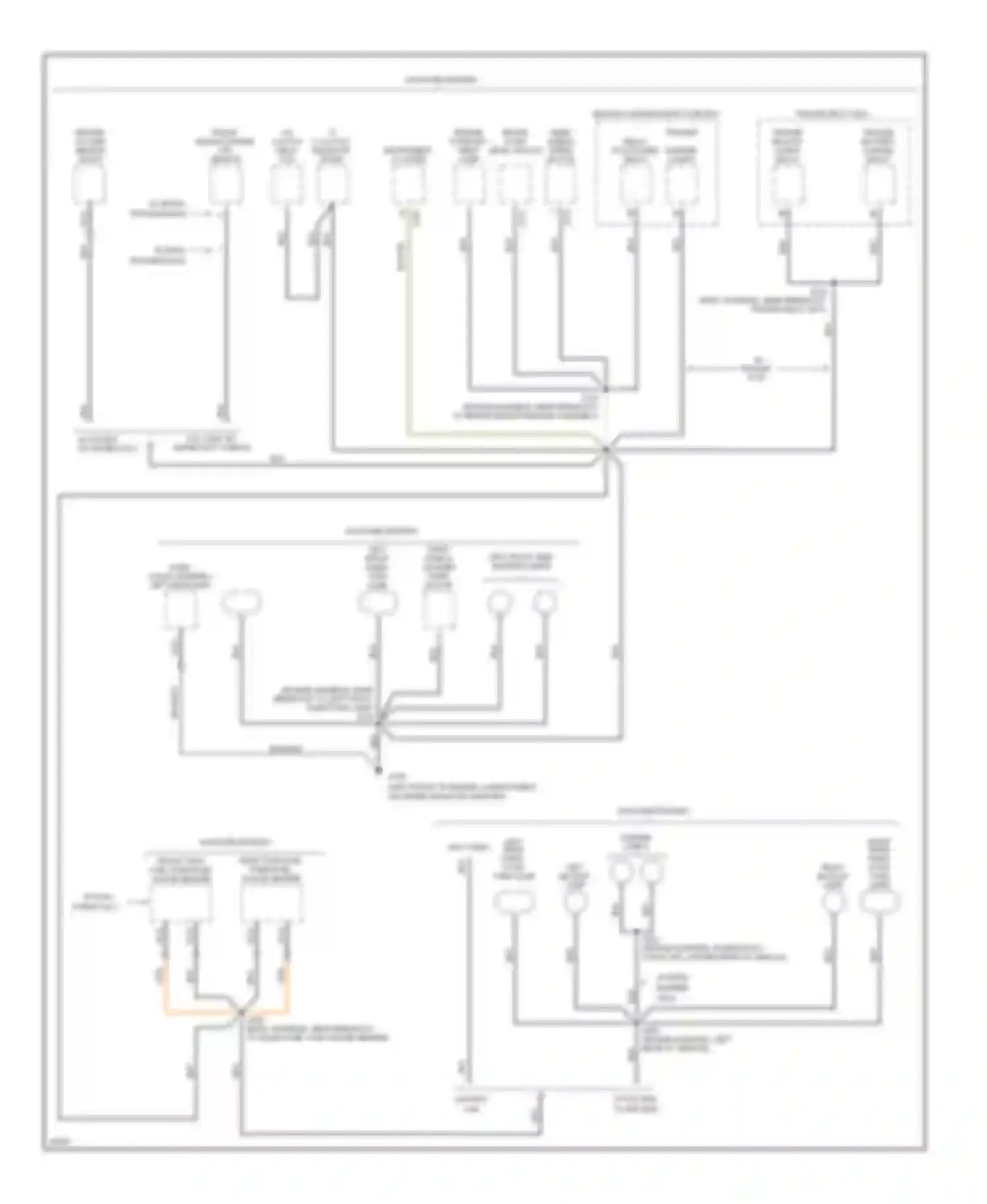 Pickup F350 Ford  (1996-1997): Ground distribution circuit (3 of 4)