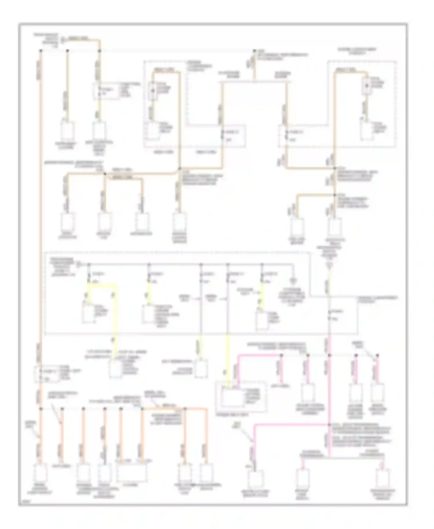 Pickup F350 Ford  (1996-1997): Power distribution circuit (2 of 3)