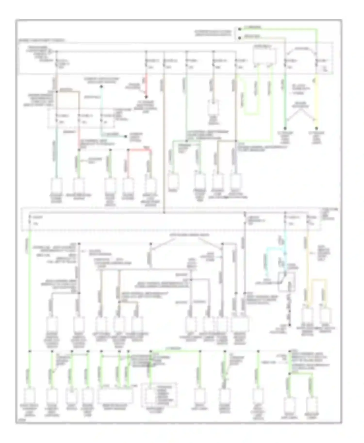 Pickup F350 Ford  (1996-1997): Power distribution circuit (3 of 3)