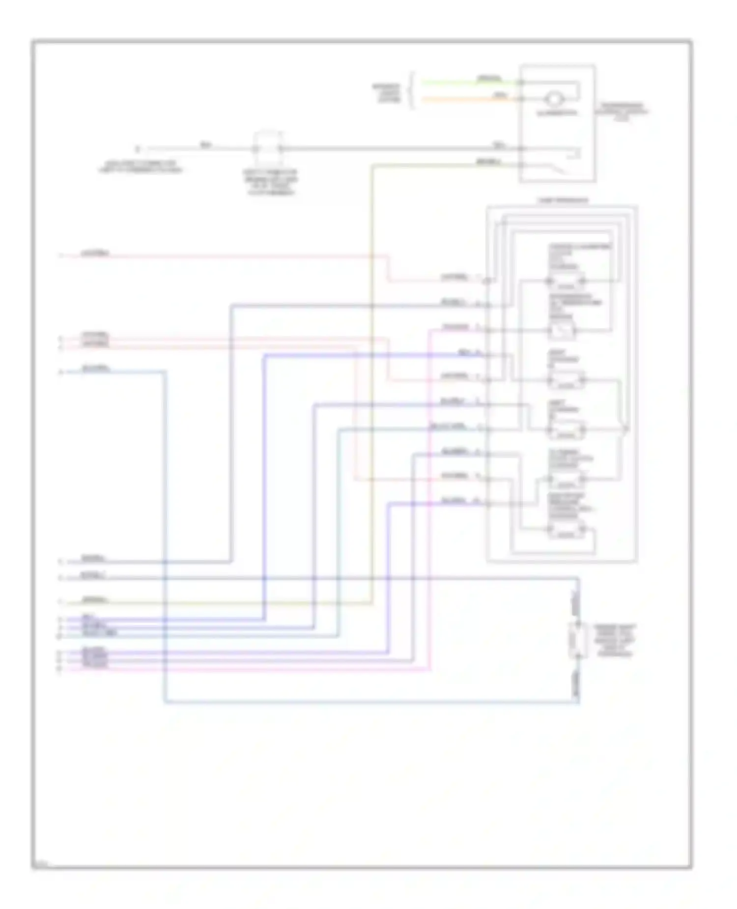 Probe Ford II (1992-1997): Wiring diagram engine performance 2.0ls, a/t (3 of 3)