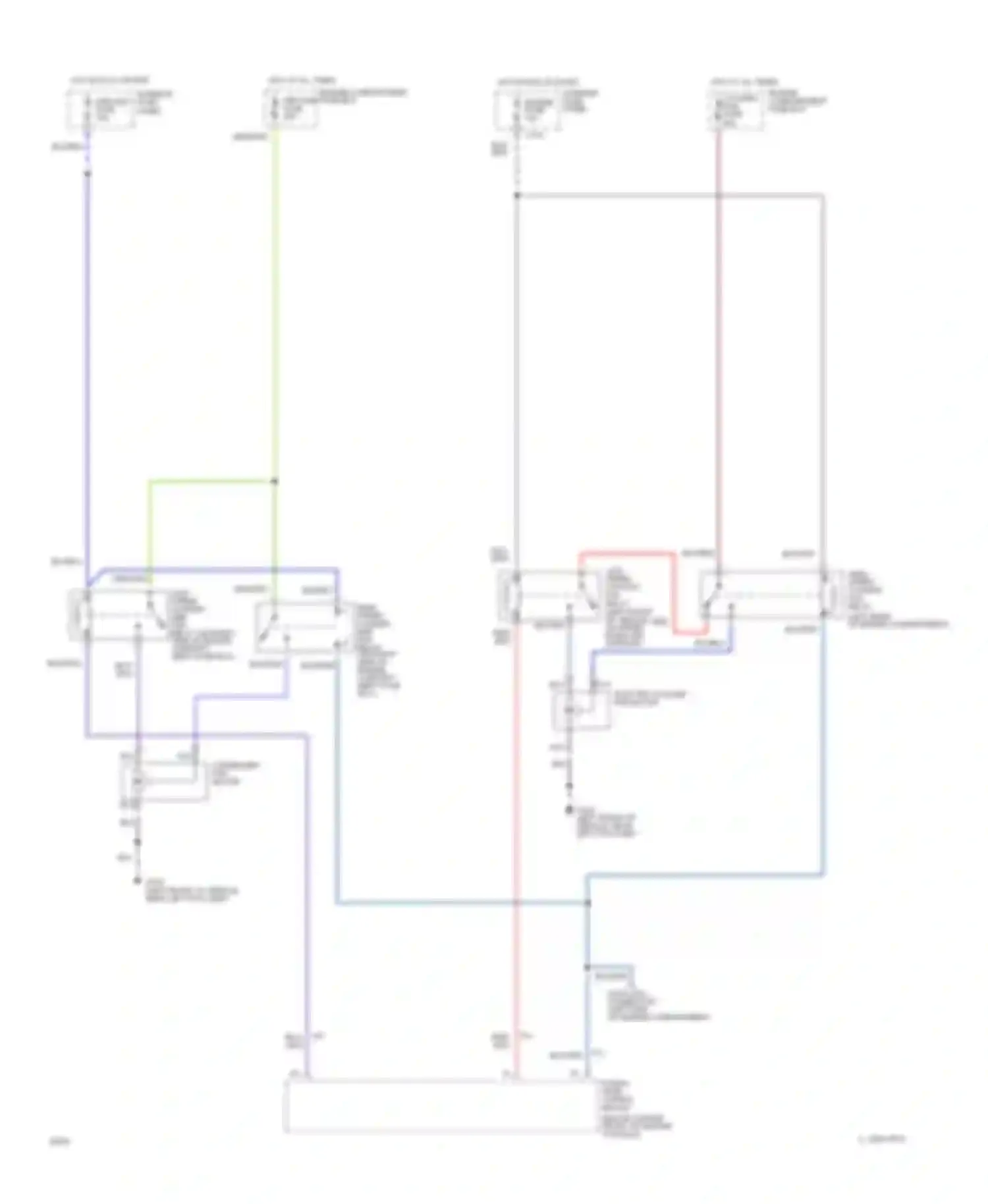 Wiring diagram blk/red for Ford Probe II (1992-1997) (6 of 17)