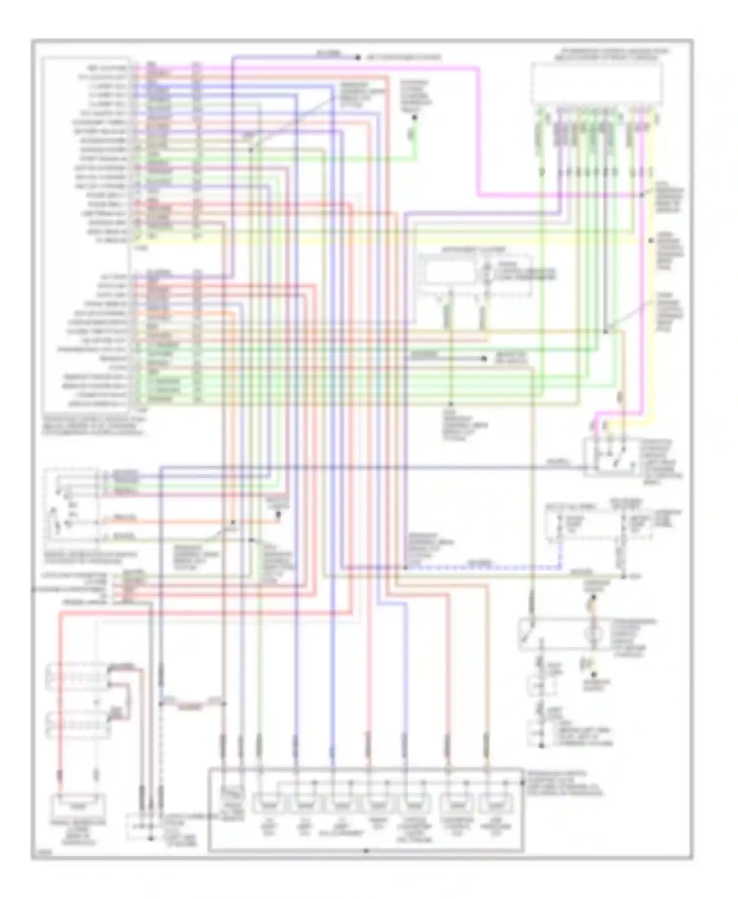 Wiring diagram brake on/ off switch for Ford Probe II (1992-1997) (1 of 1)