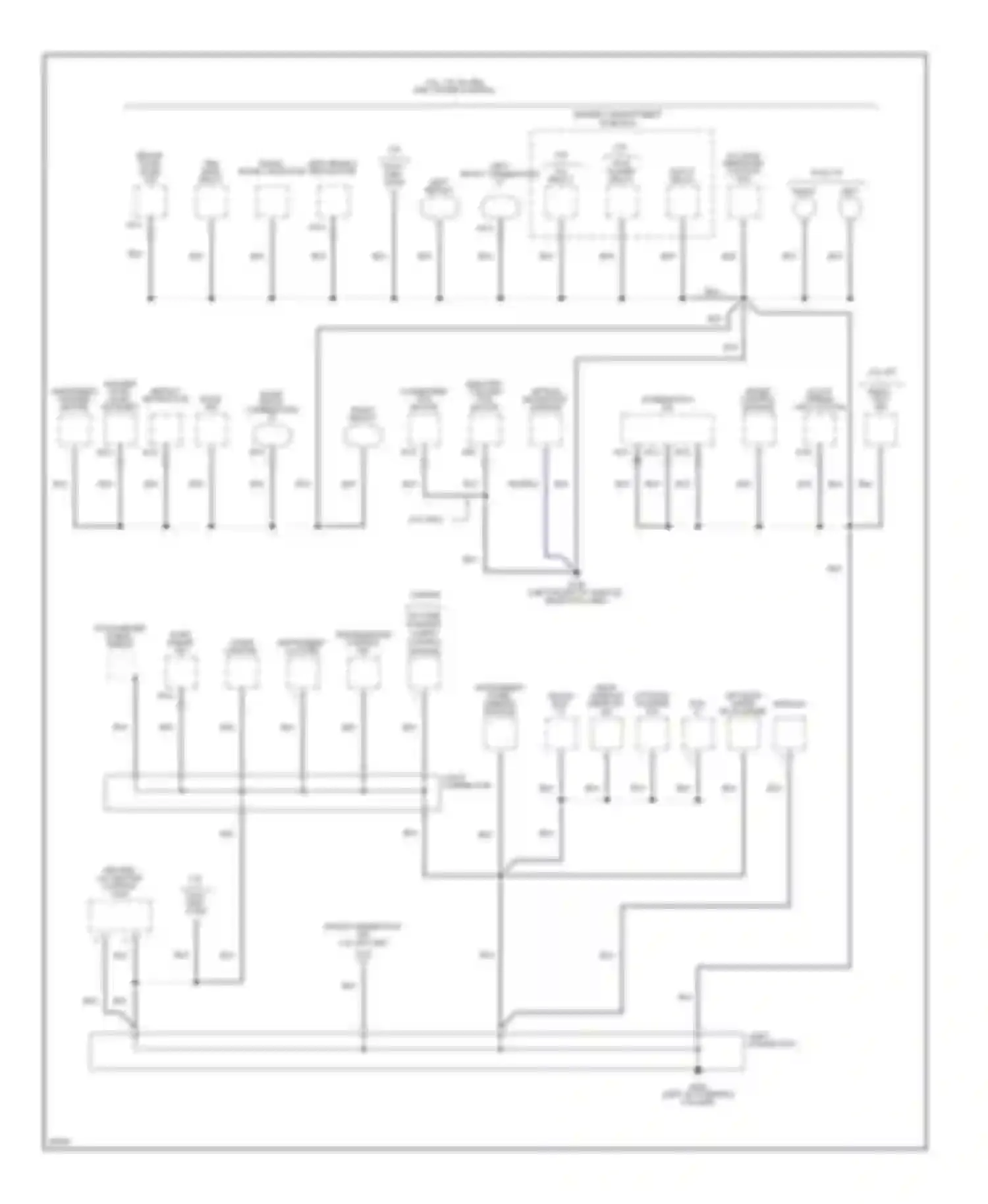 Wiring diagram fog lts for Ford Probe II (1992-1997) (2 of 2)
