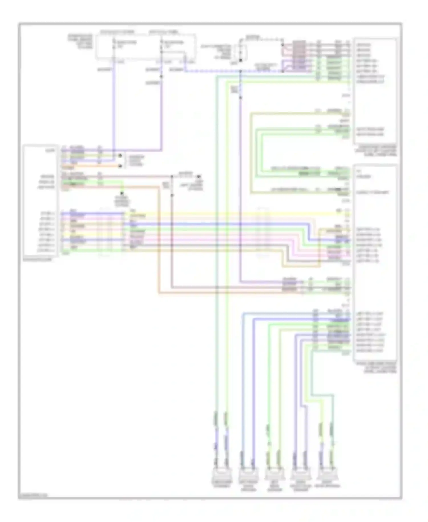 Wiring diagram grn/blu for Ford Probe II (1992-1997) (2 of 4)