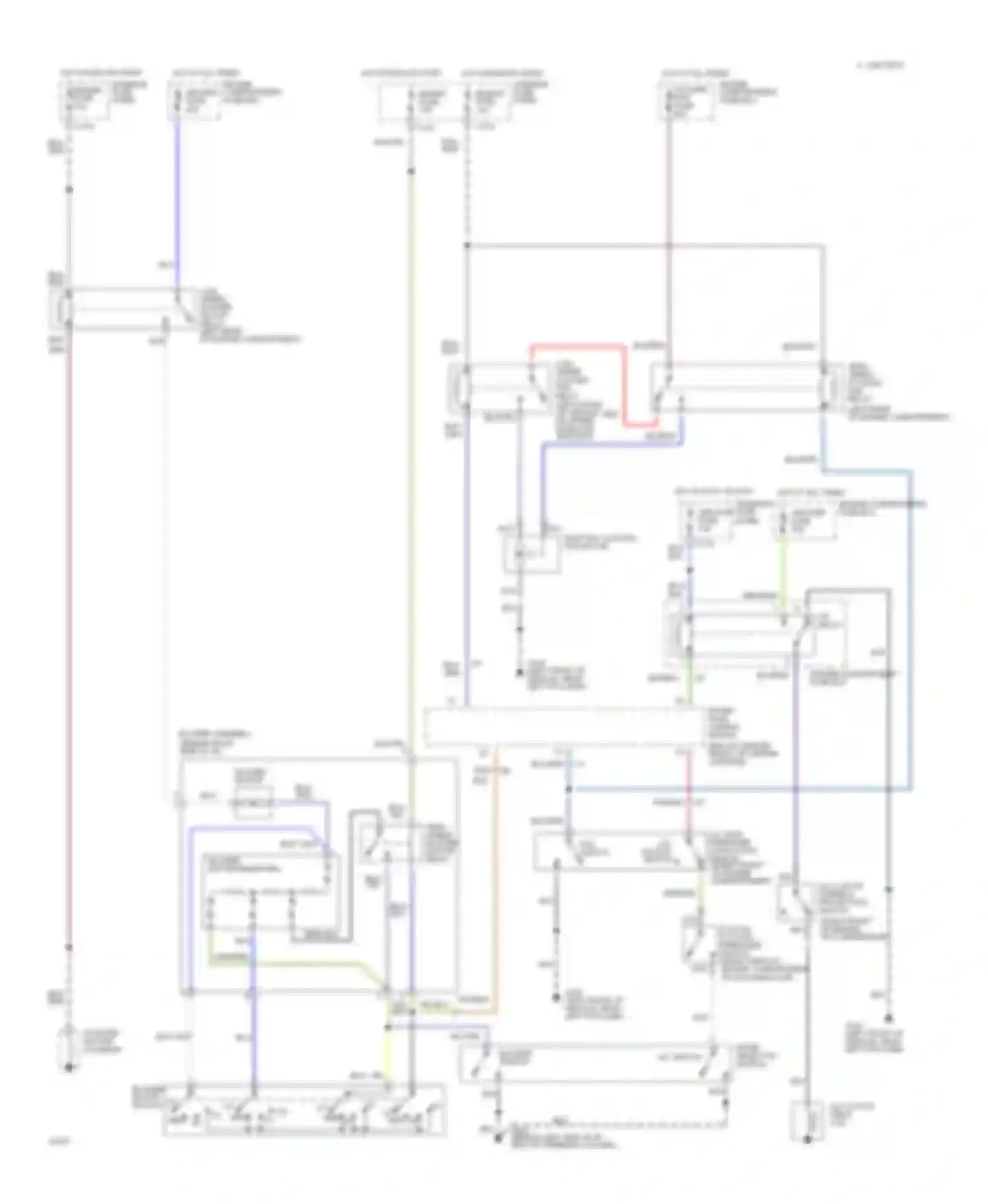 Wiring diagram grn/red for Ford Probe II (1992-1997) (1 of 17)