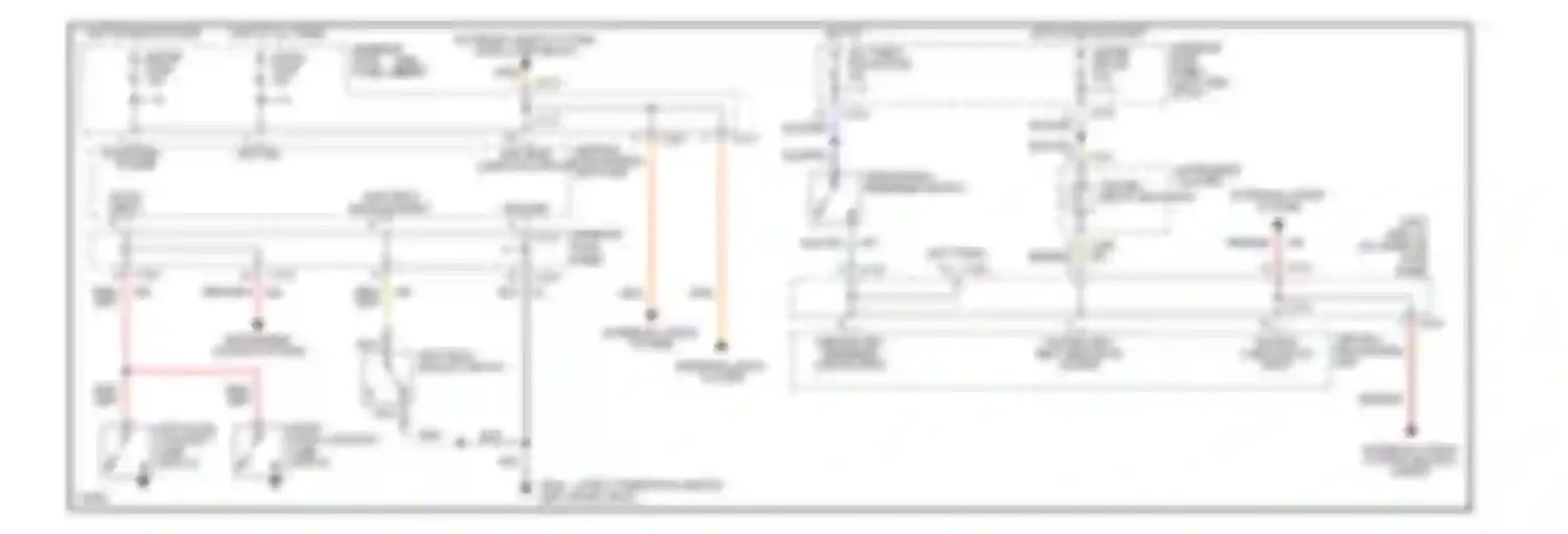 Wiring diagram left door courtesy lamp switch for Ford Probe II (1992-1997) (2 of 2)