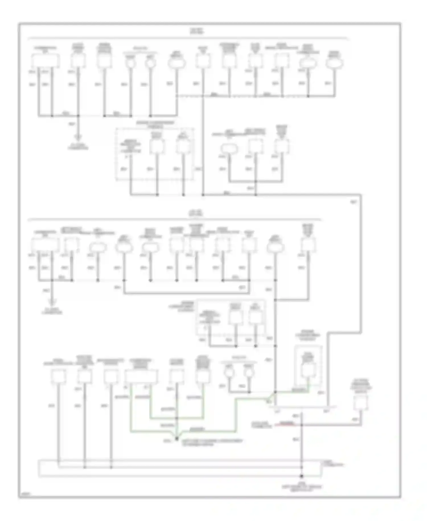 Wiring diagram right front combination lt for Ford Probe II (1992-1997) (1 of 2)