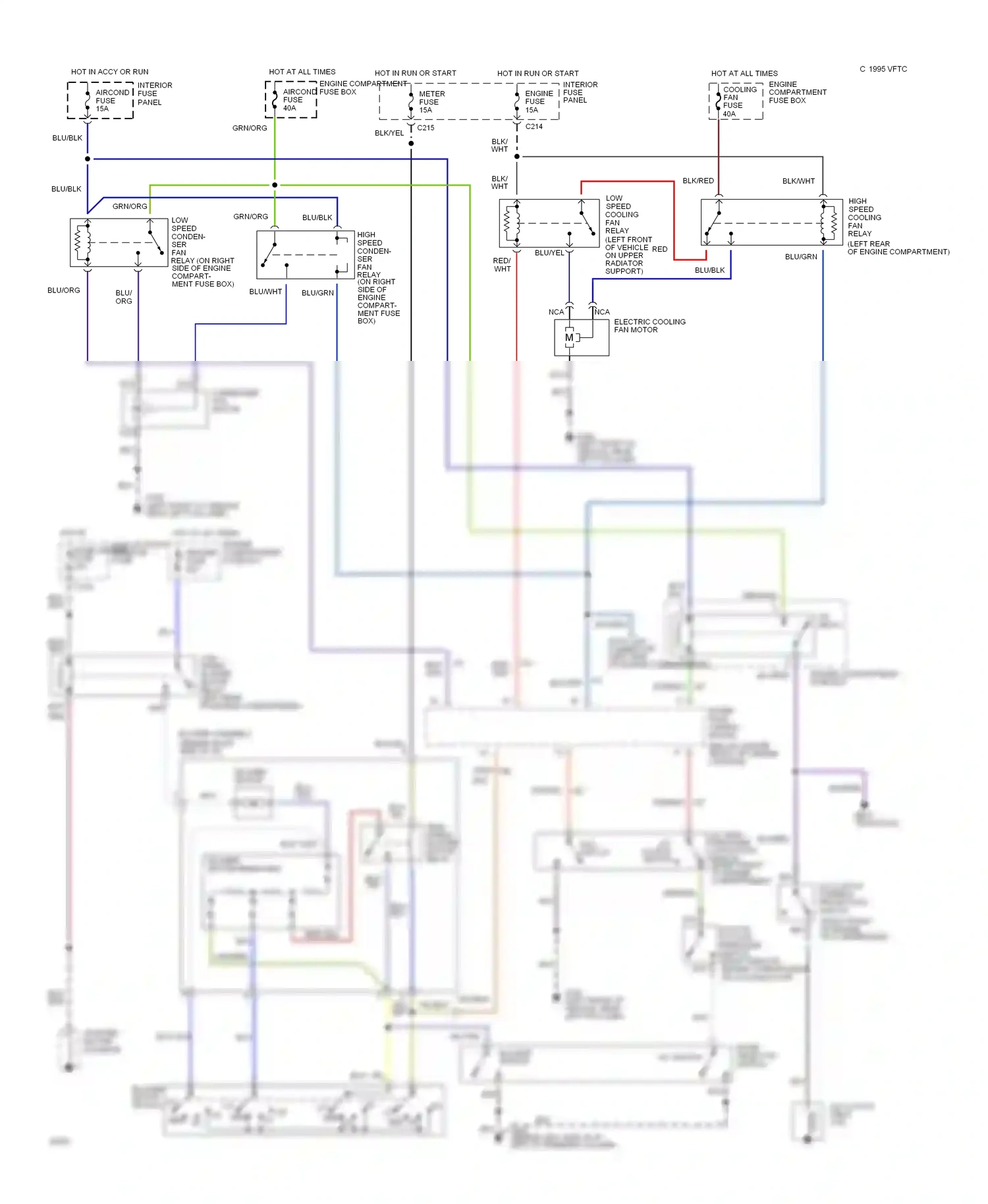Ford Probe II (1992-1997) transaxle wiring diagram  (1 of 1)