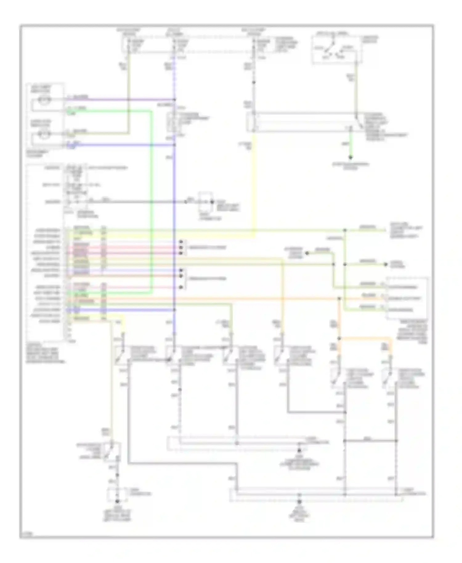 Wiring diagram wht/blu for Ford Probe II (1992-1997) (1 of 7)