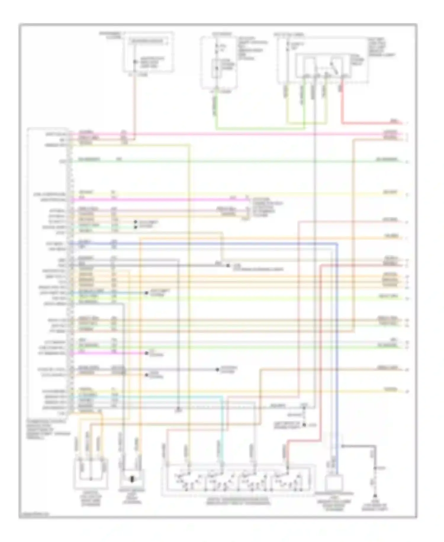 Ranger Ford I (1998-2006): Wiring diagram engine performance 2.3l (1 of 4)