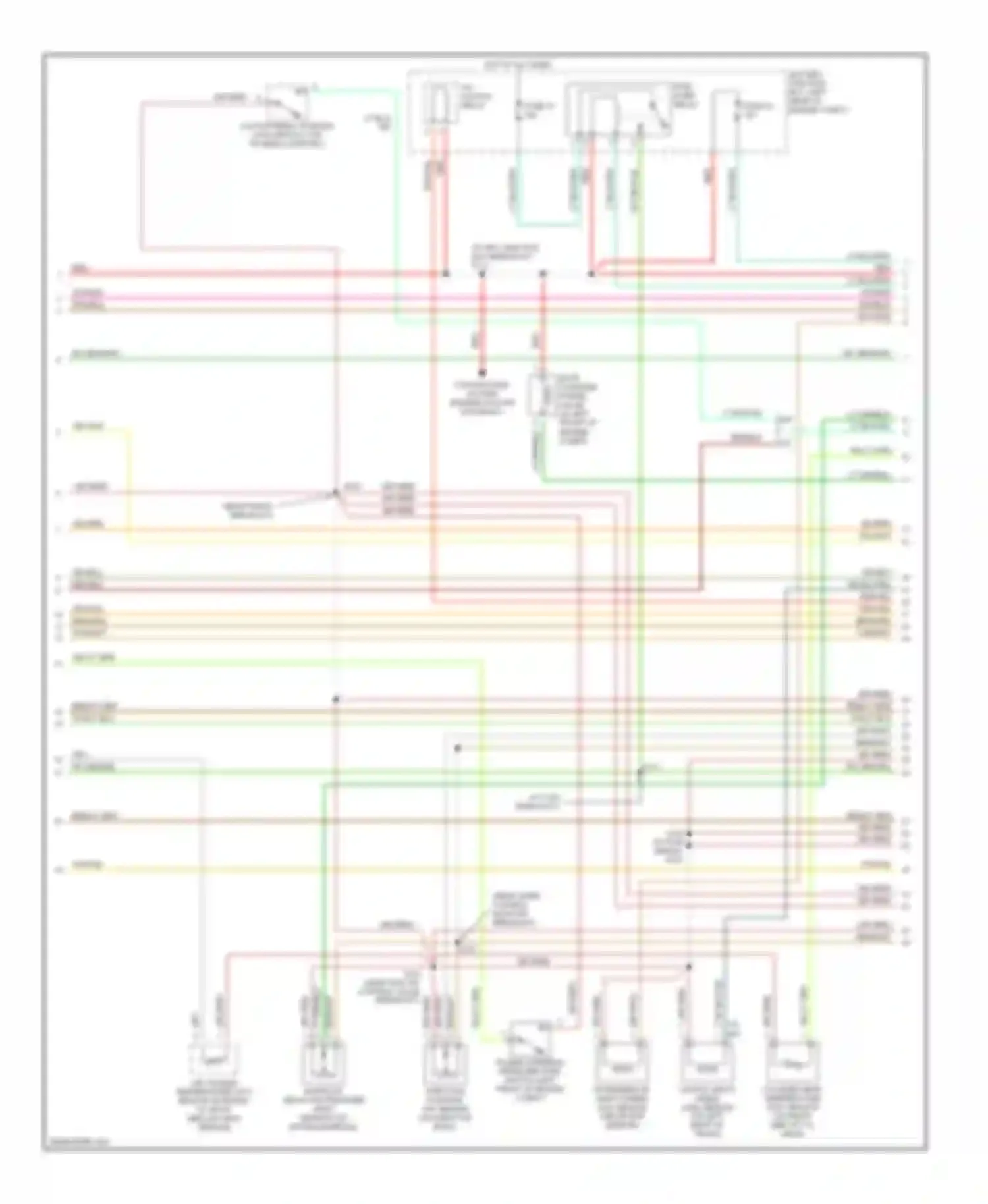Ranger Ford I (1998-2006): Wiring diagram engine performance 2.3l (2 of 4)