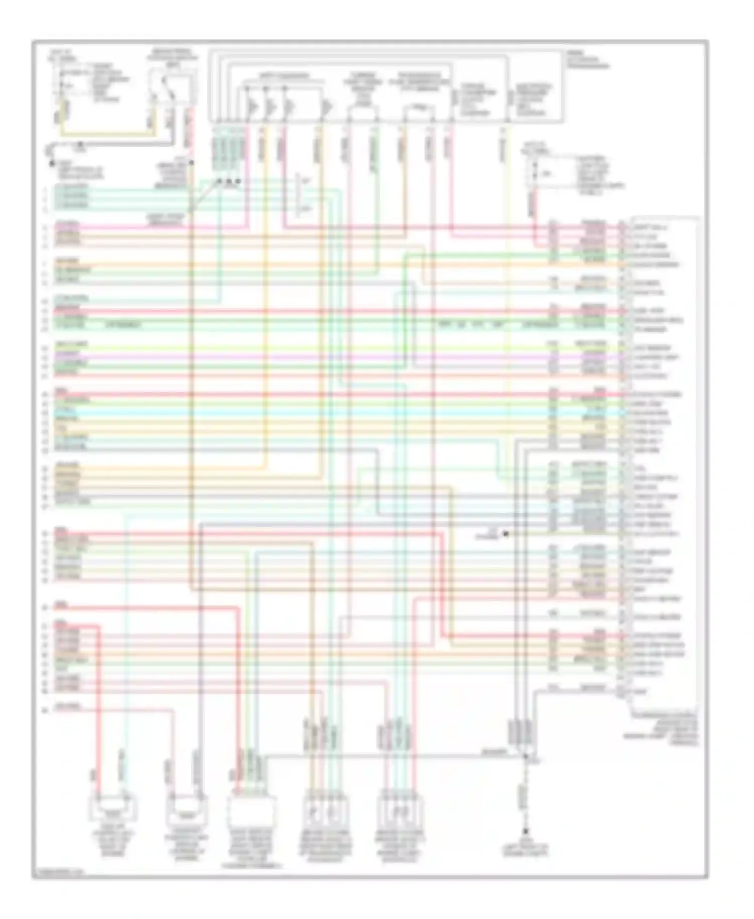 Ranger Ford I (1998-2006): Wiring diagram engine performance 2.3l (4 of 4)