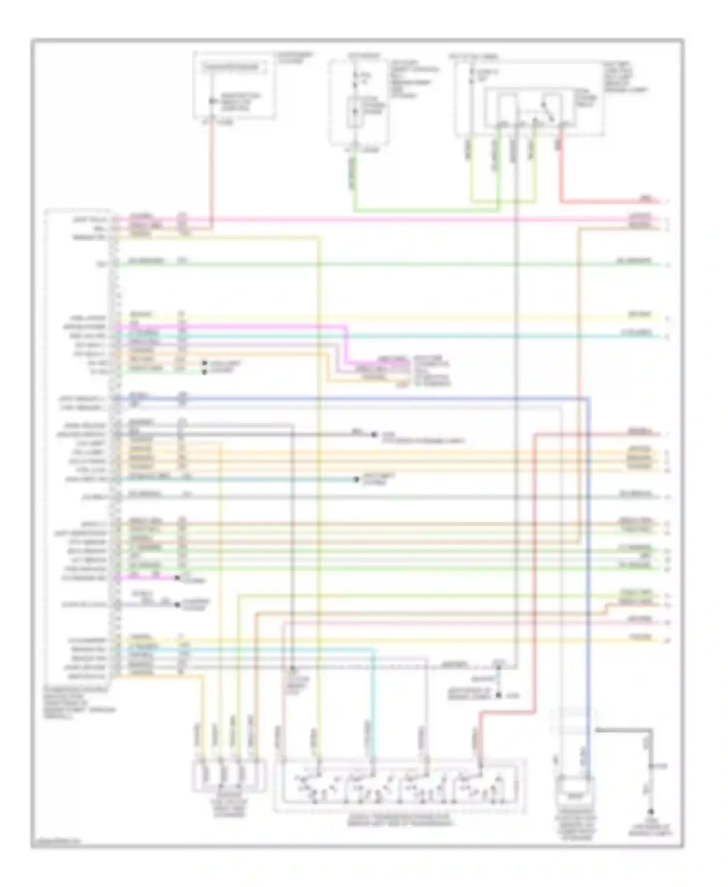 Ranger Ford I (1998-2006): Wiring diagram engine performance 3.0l (1 of 4)