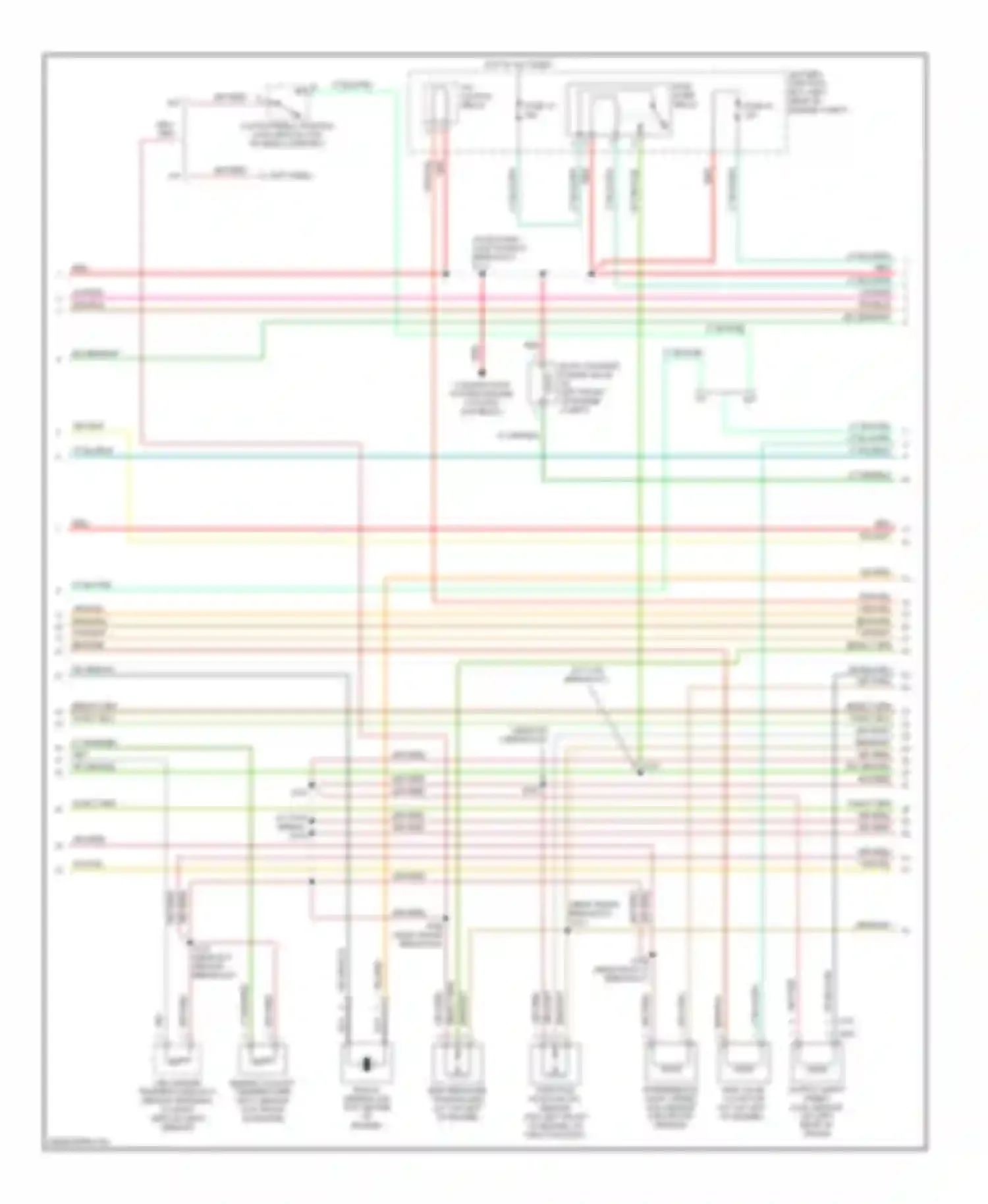 Ranger Ford I (1998-2006): Wiring diagram engine performance 4.0l (2 of 4)