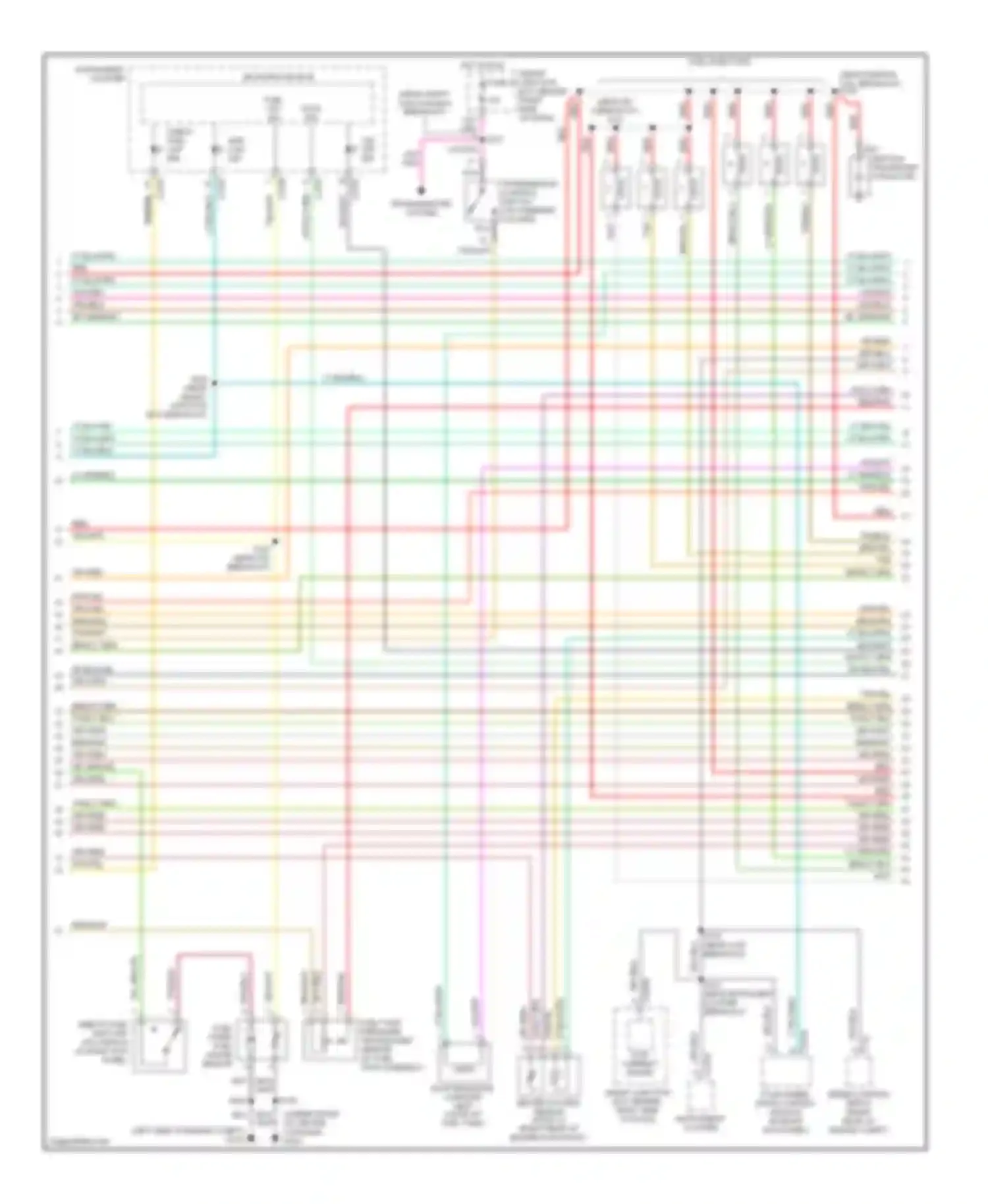 Ranger Ford I (1998-2006): Wiring diagram engine performance 4.0l (3 of 4)