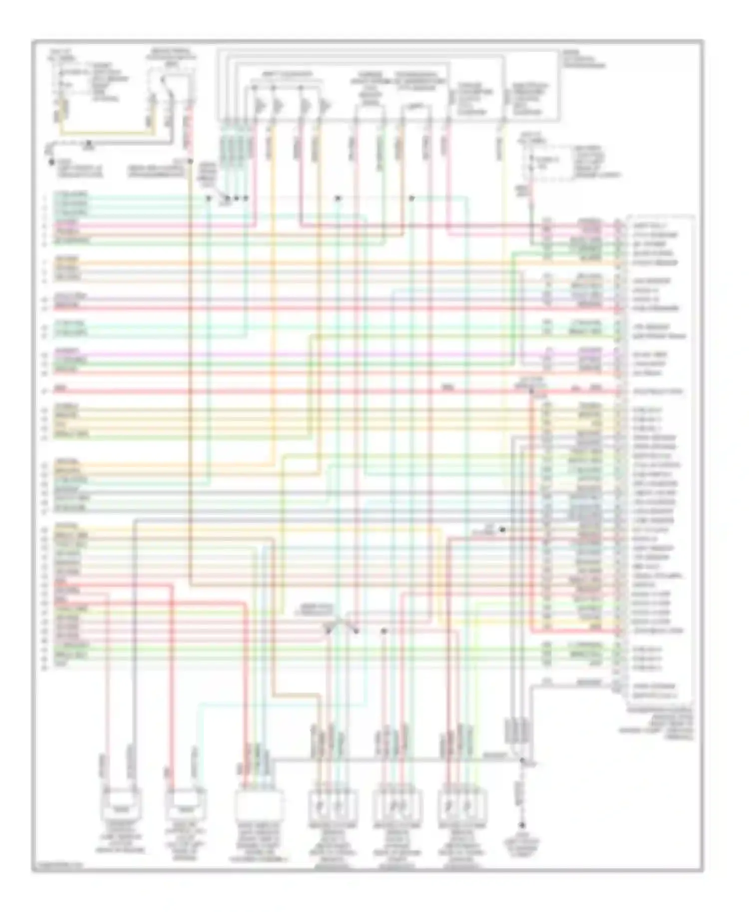 Ranger Ford I (1998-2006): Wiring diagram engine performance 4.0l (4 of 4)