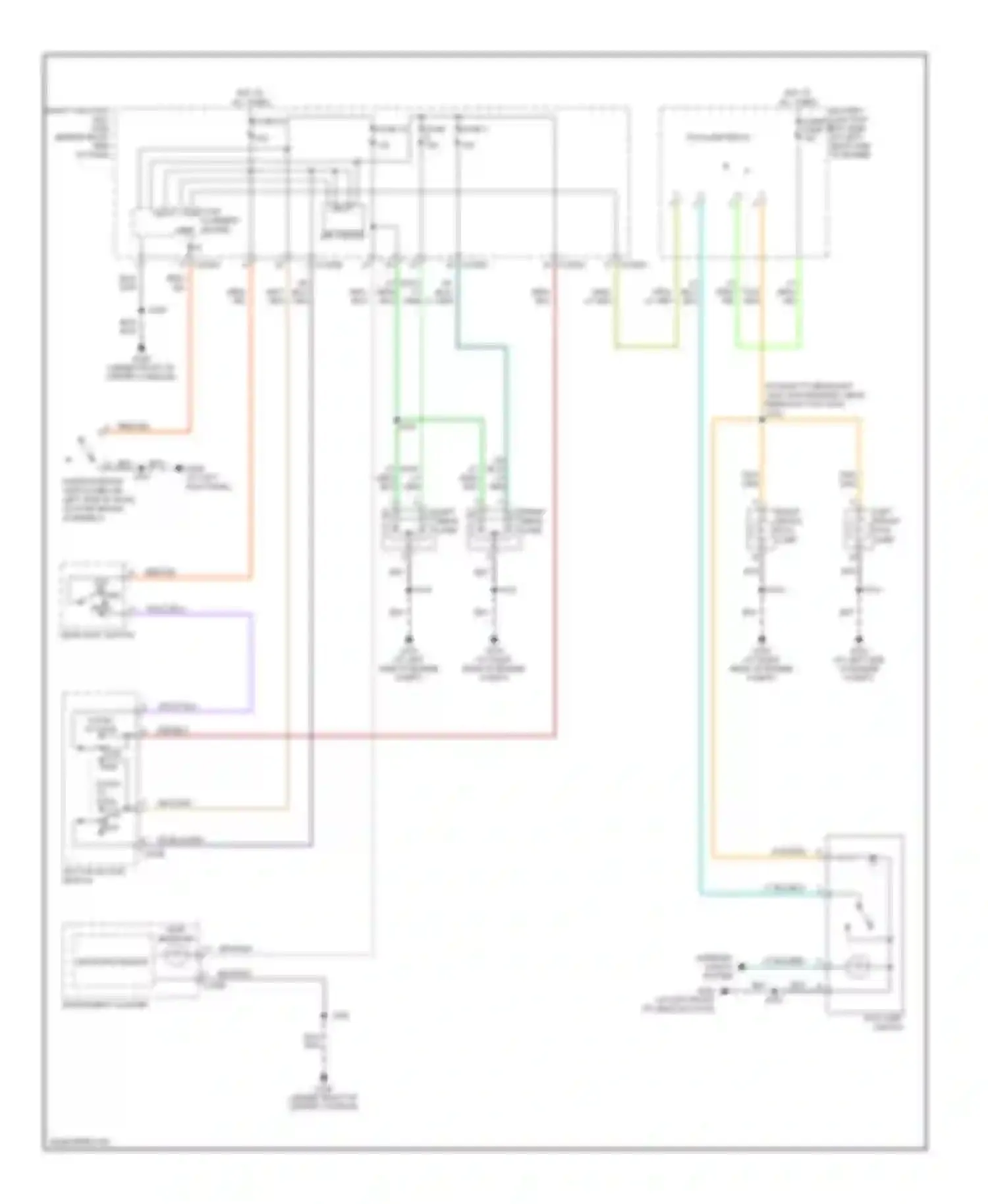 Ranger Ford I (1998-2006): Headlights circuit, with drl