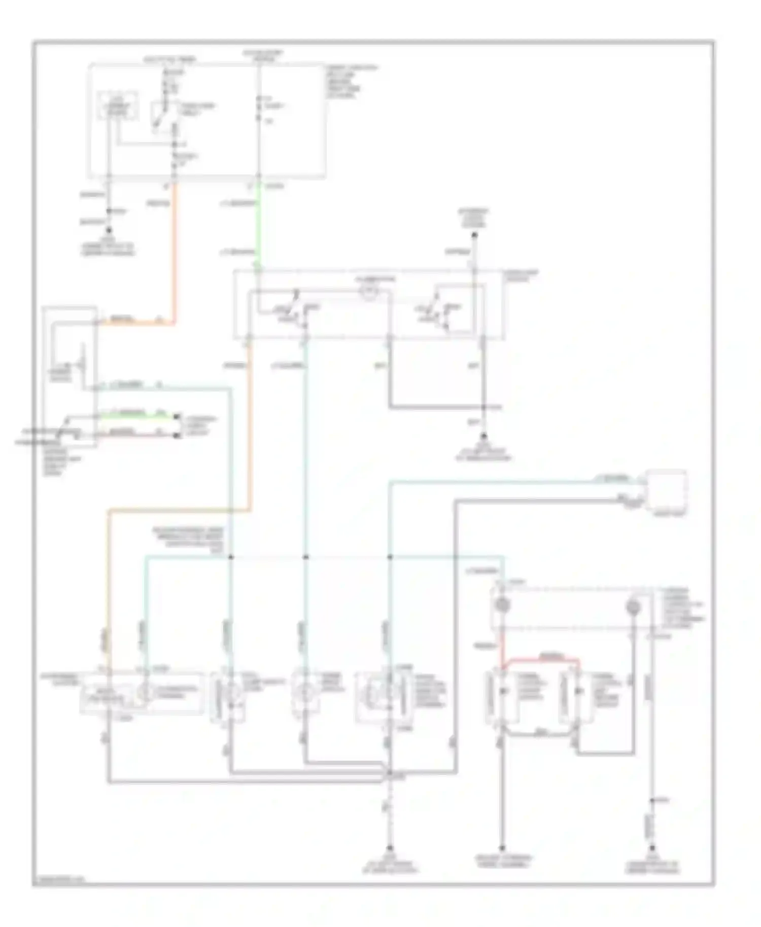 Ranger Ford I (1998-2006): Instrument illumination circuit