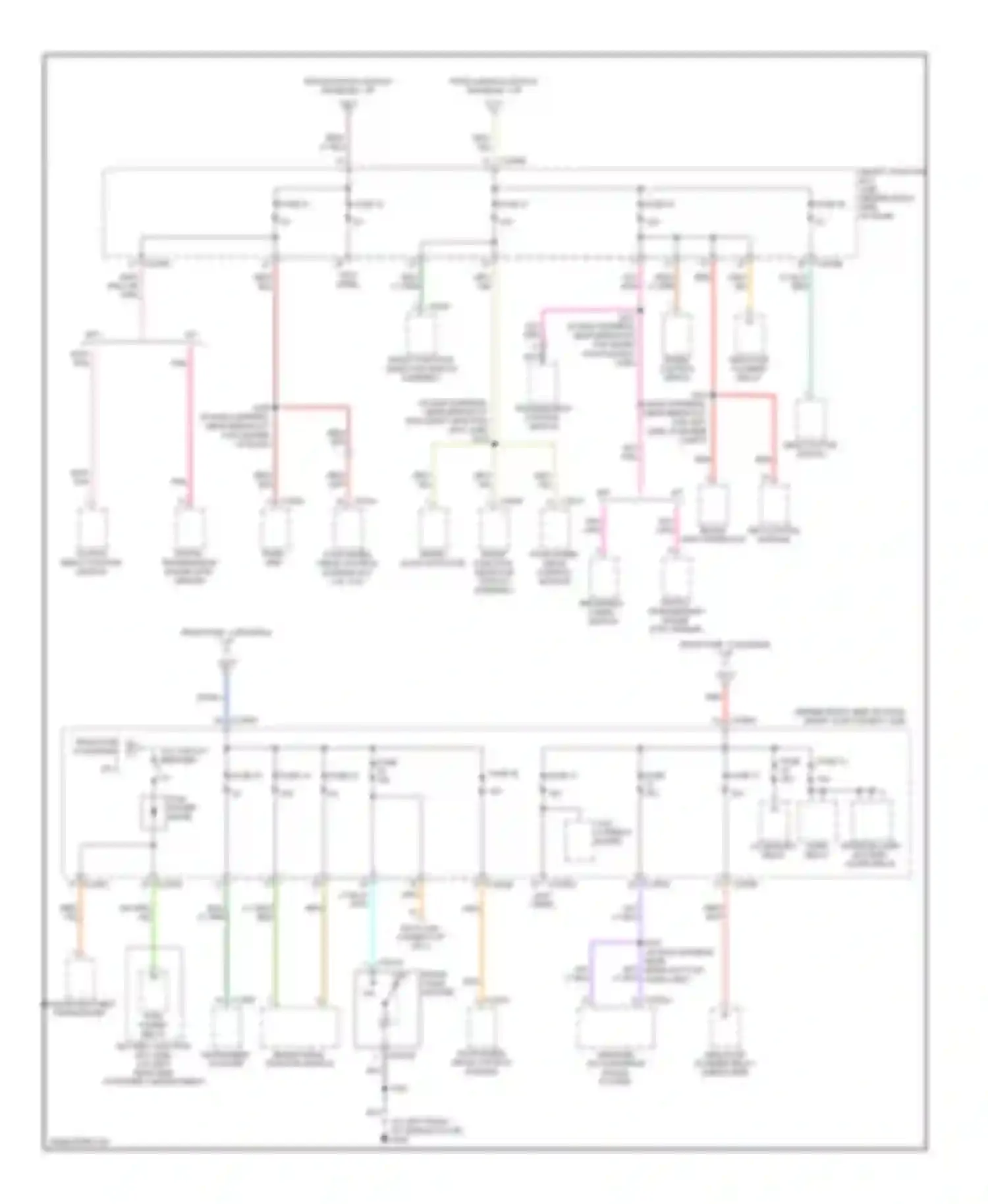 Ranger Ford I (1998-2006): Power distribution circuit (2 of 2)