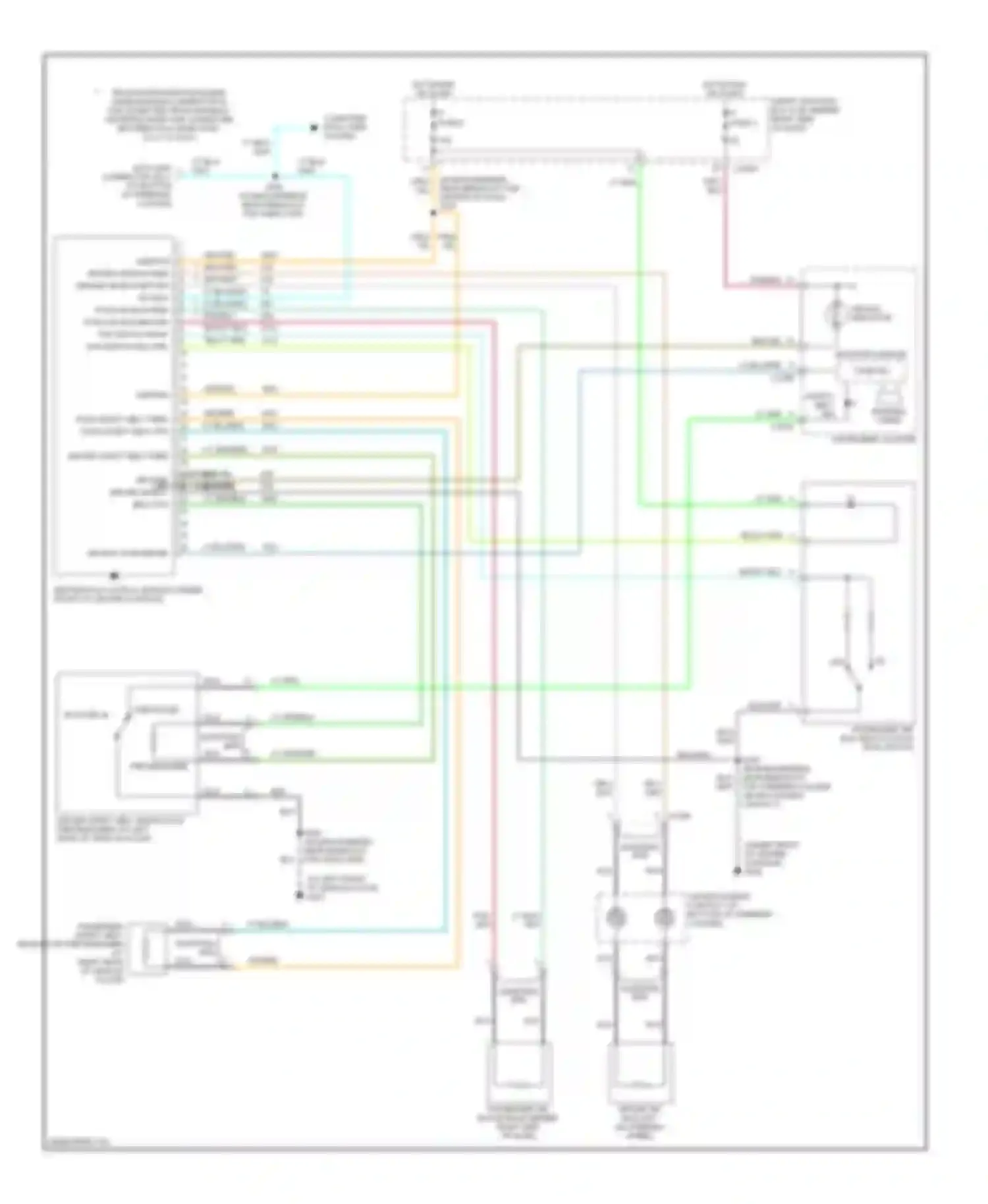 Ranger Ford I (1998-2006): Supplemental restraints circuit