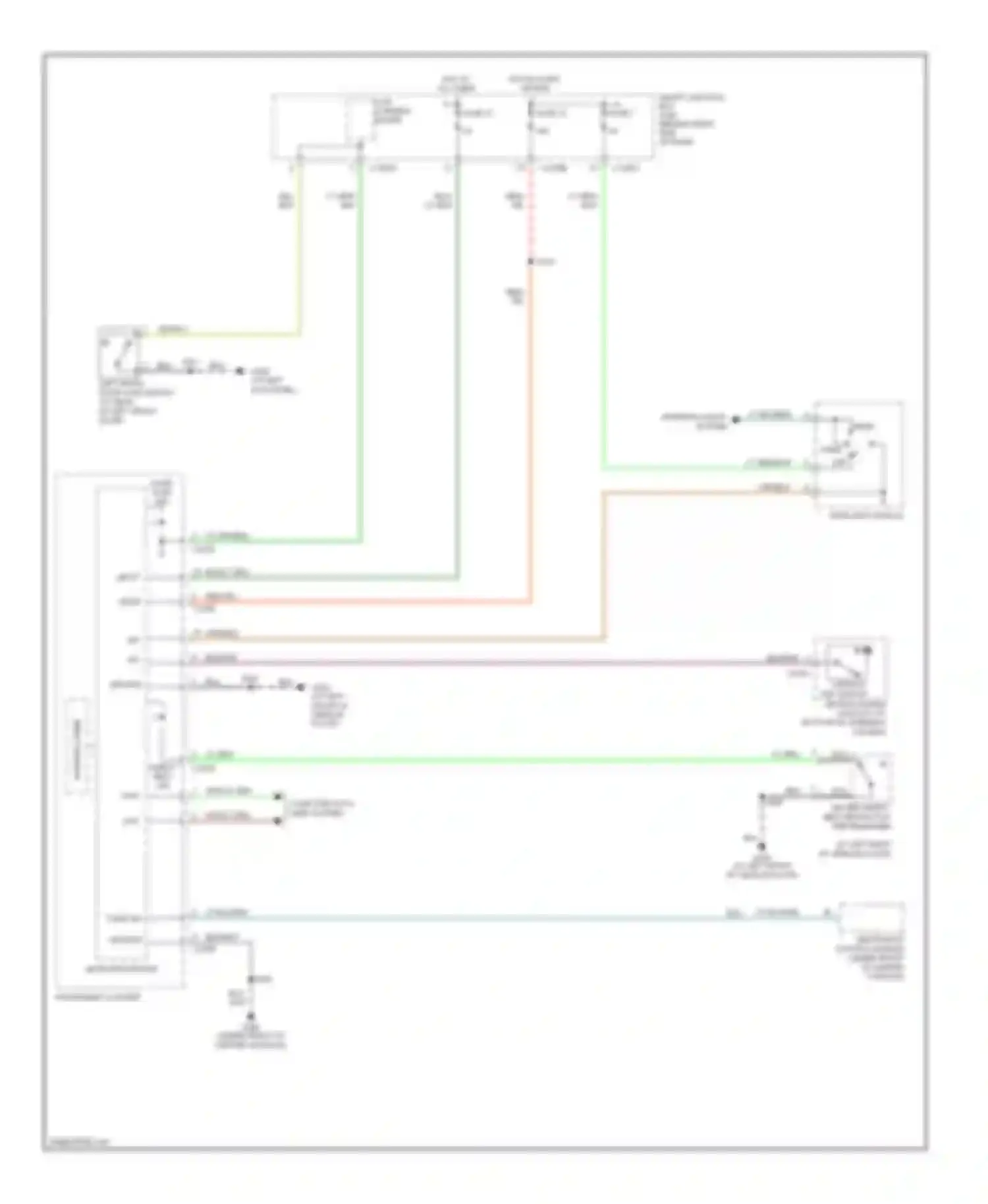 Ranger Ford I (1998-2006): Warning systems circuit