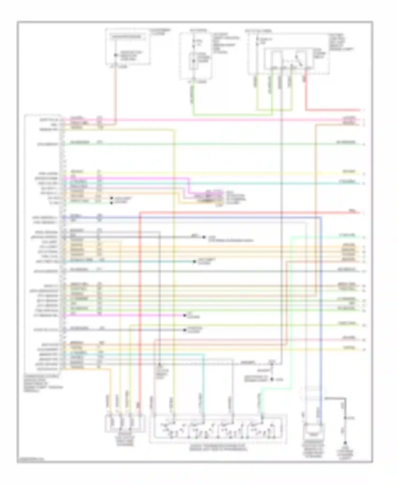Wiring diagram a/c system for Ford Ranger I (1998-2006) (5 of 6)