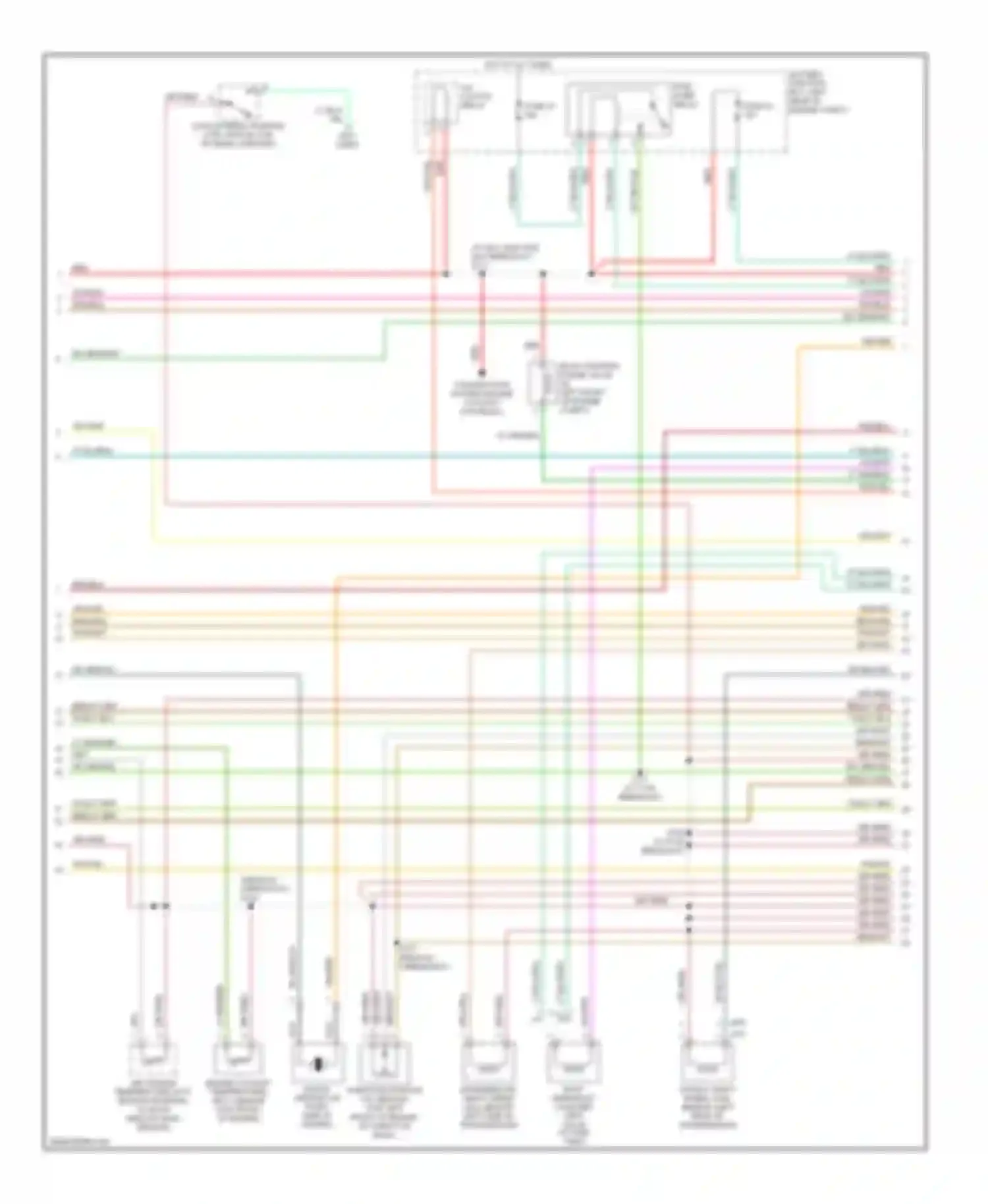 Wiring diagram breakout) for Ford Ranger I (1998-2006) (3 of 6)