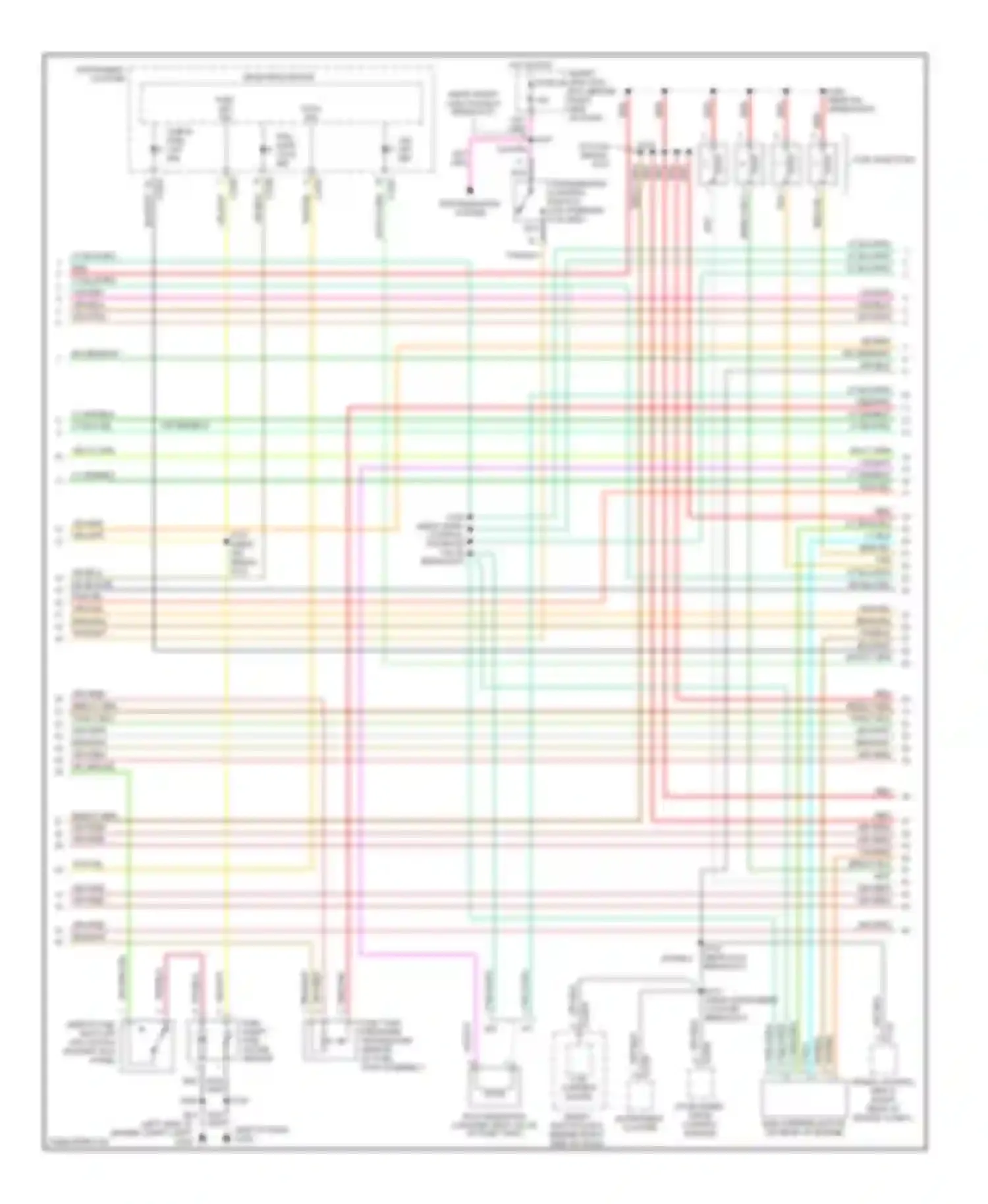 Wiring diagram fail- safe cool ind for Ford Ranger I (1998-2006) (1 of 1)