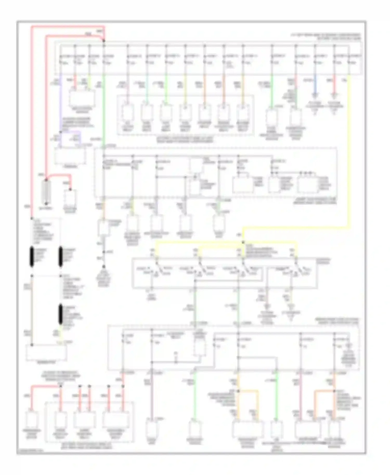 Wiring diagram fuse 9 for Ford Ranger I (1998-2006)