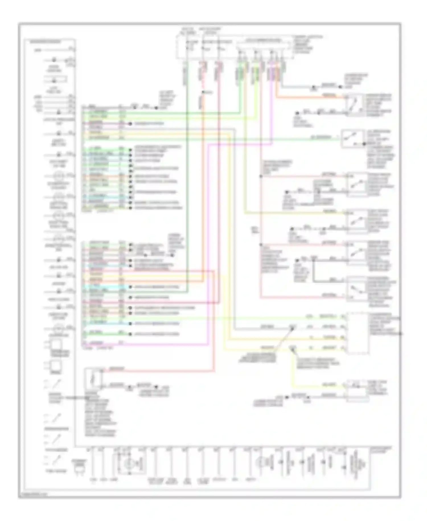 Wiring diagram high beam ind for Ford Ranger I (1998-2006) (3 of 3)