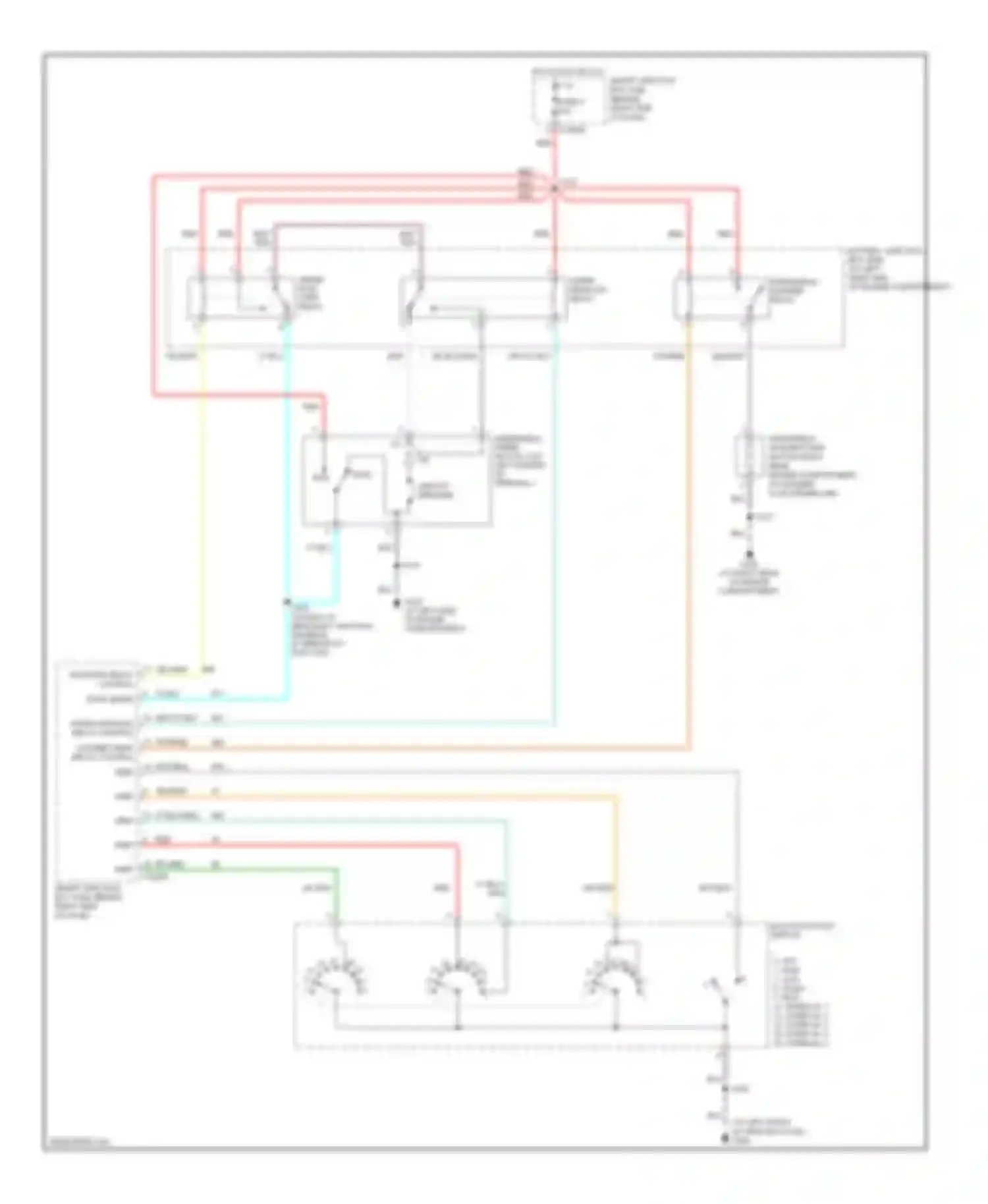 Wiring diagram tan/red for Ford Ranger I (1998-2006) (2 of 4)