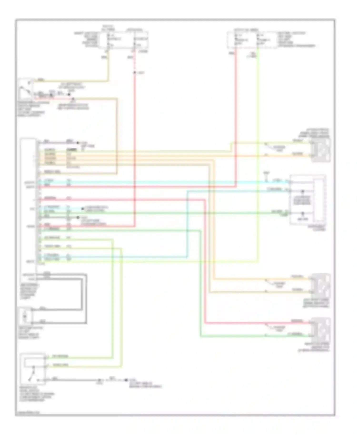 Wiring diagram twisted pair for Ford Ranger I (1998-2006) (1 of 5)