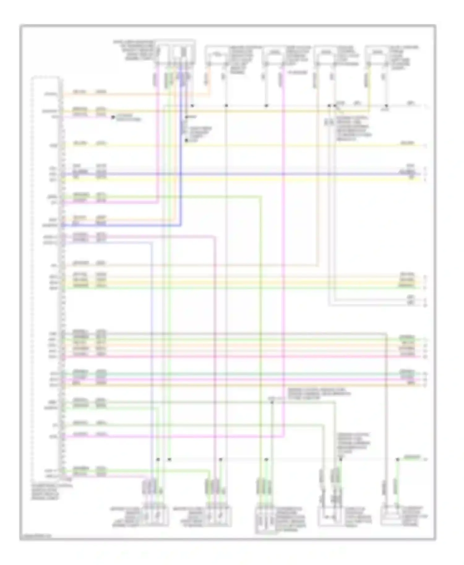 Ranger Ford II facelift (2009-2011): Wiring diagram engine performance 4.0l (1 of 4)