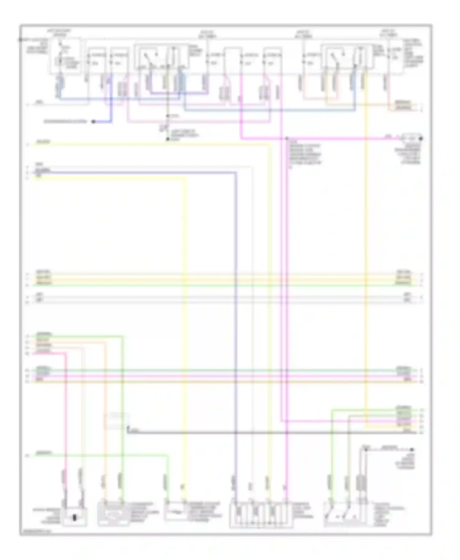 Ranger Ford II facelift (2009-2011): Wiring diagram engine performance 4.0l (2 of 4)