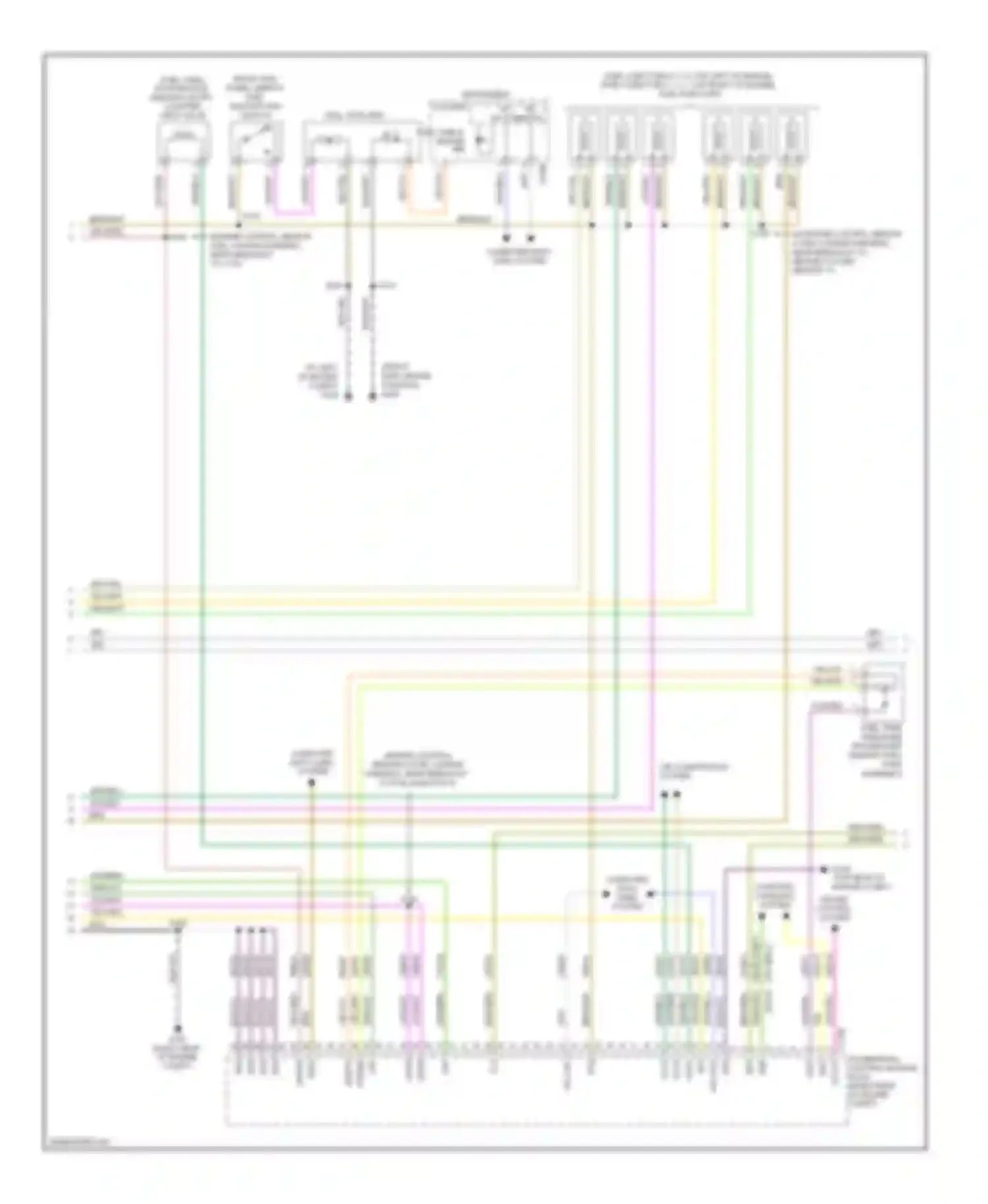 Ranger Ford II facelift (2009-2011): Wiring diagram engine performance 4.0l (3 of 4)