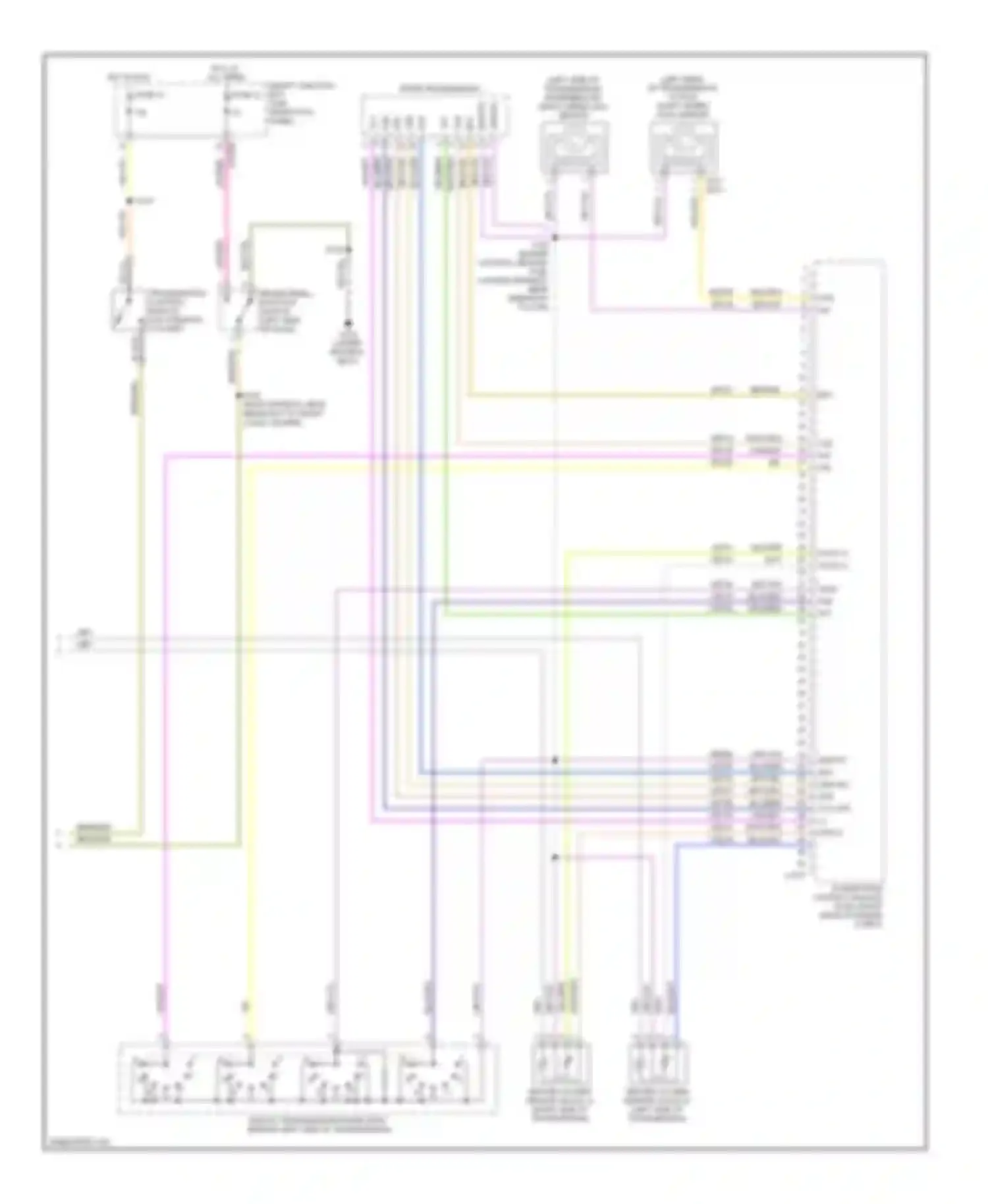 Ranger Ford II facelift (2009-2011): Wiring diagram engine performance 4.0l (4 of 4)