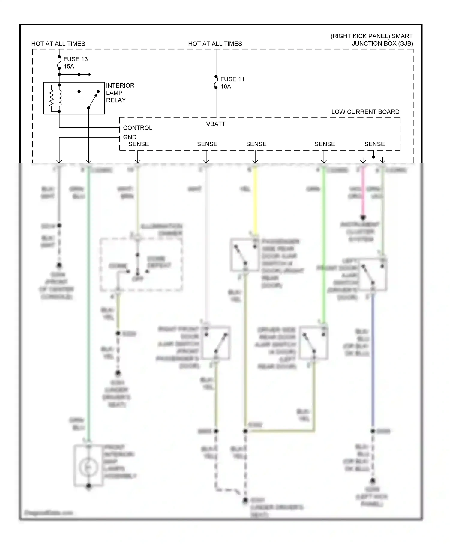 Ford Ranger II facelift (2009-2011) blk wiring diagram  (11 of 29)