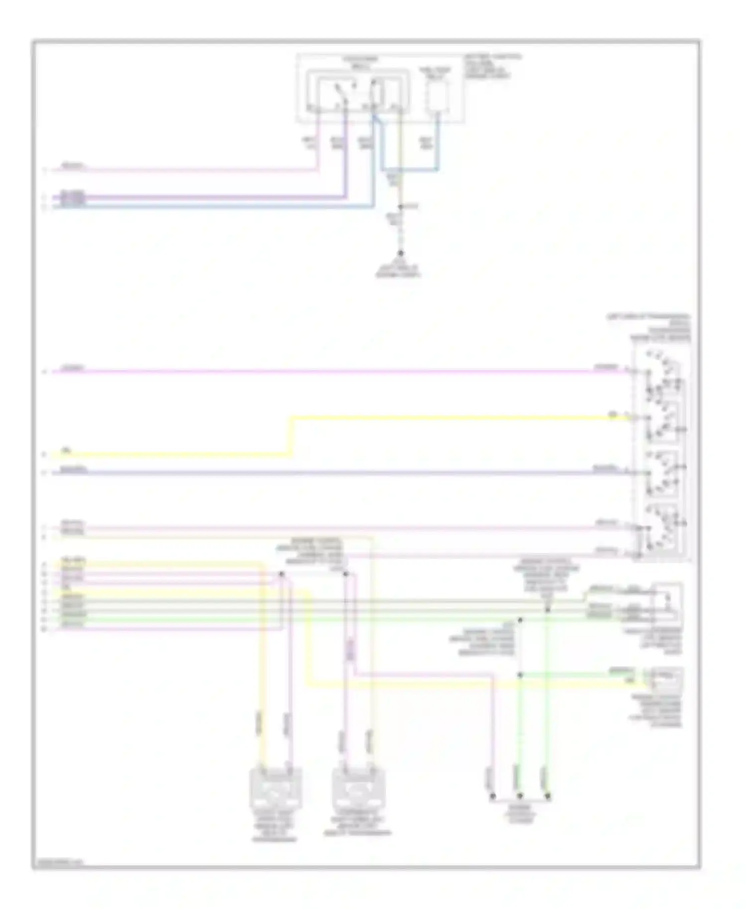 Wiring diagram blu/org for Ford Ranger II facelift (2009-2011) (12 of 12)