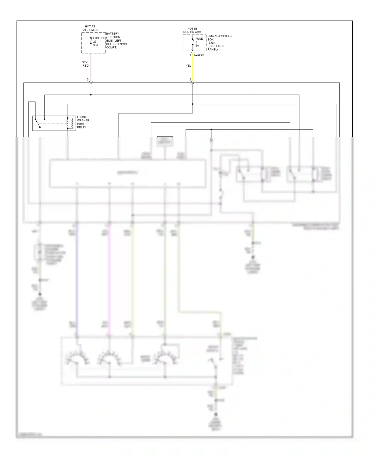 Ford Ranger II facelift (2009-2011) electronics wiring diagram  (1 of 1)
